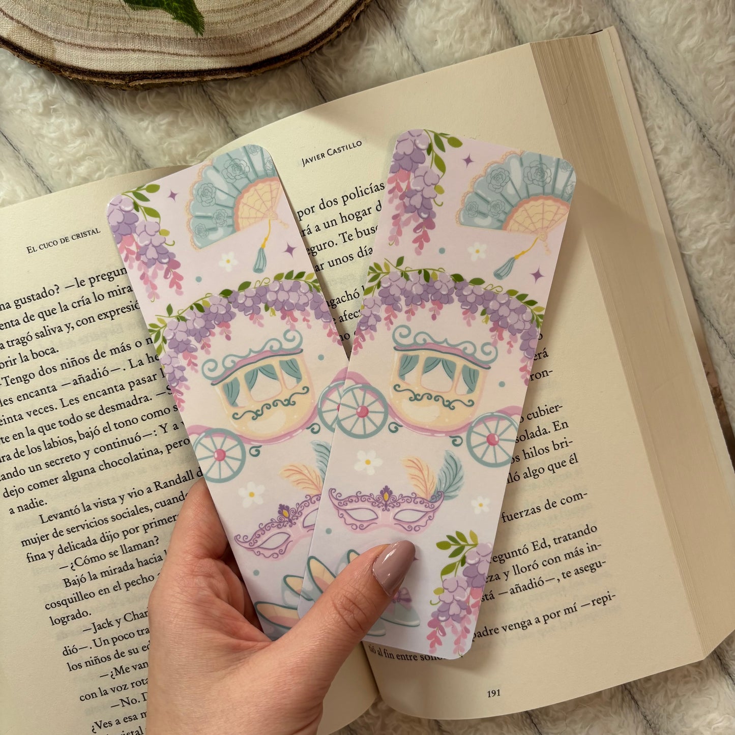 Marcapáginas carruaje Bridgerton