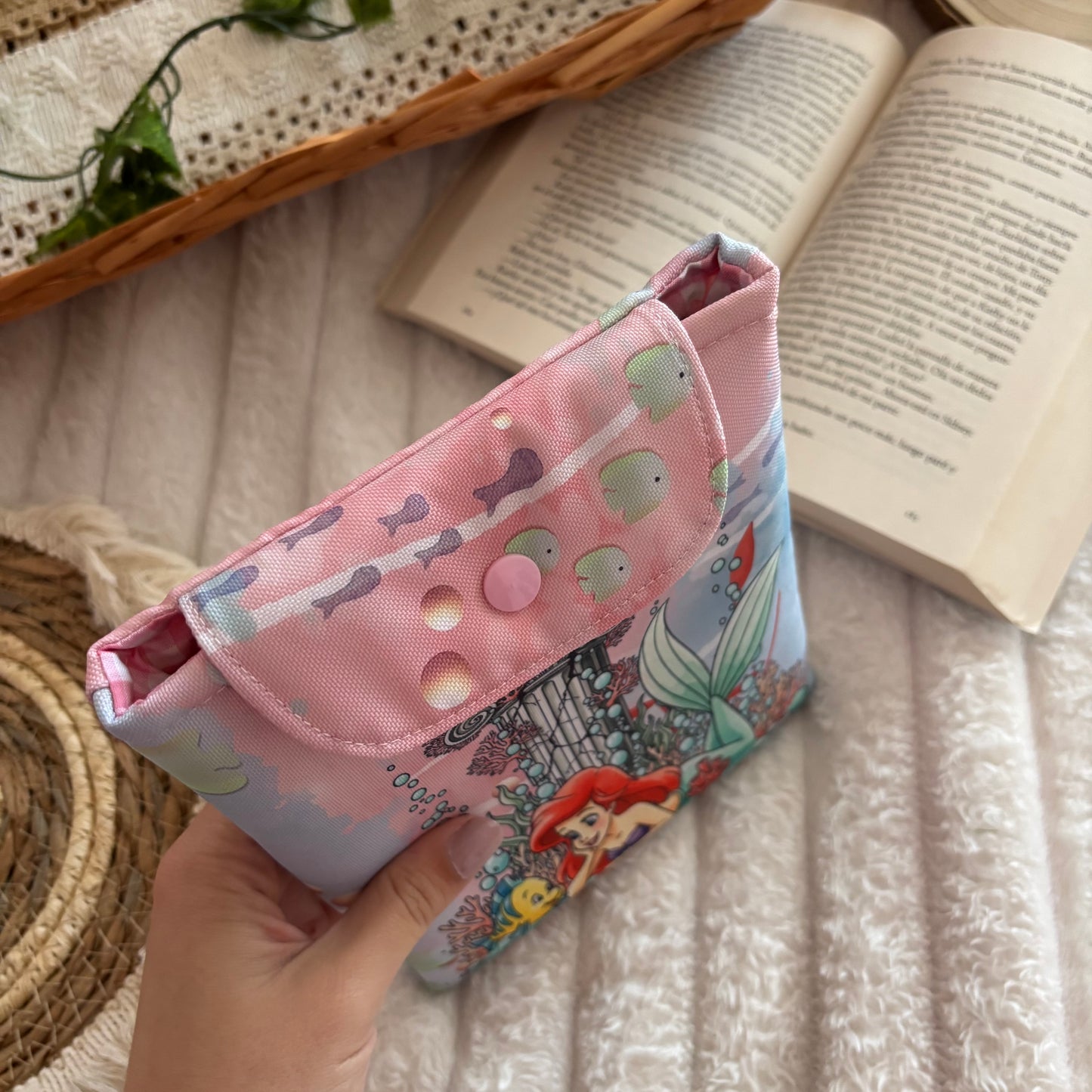 Funda kindle/kobo libra colour La sirenita under the sea impermeable