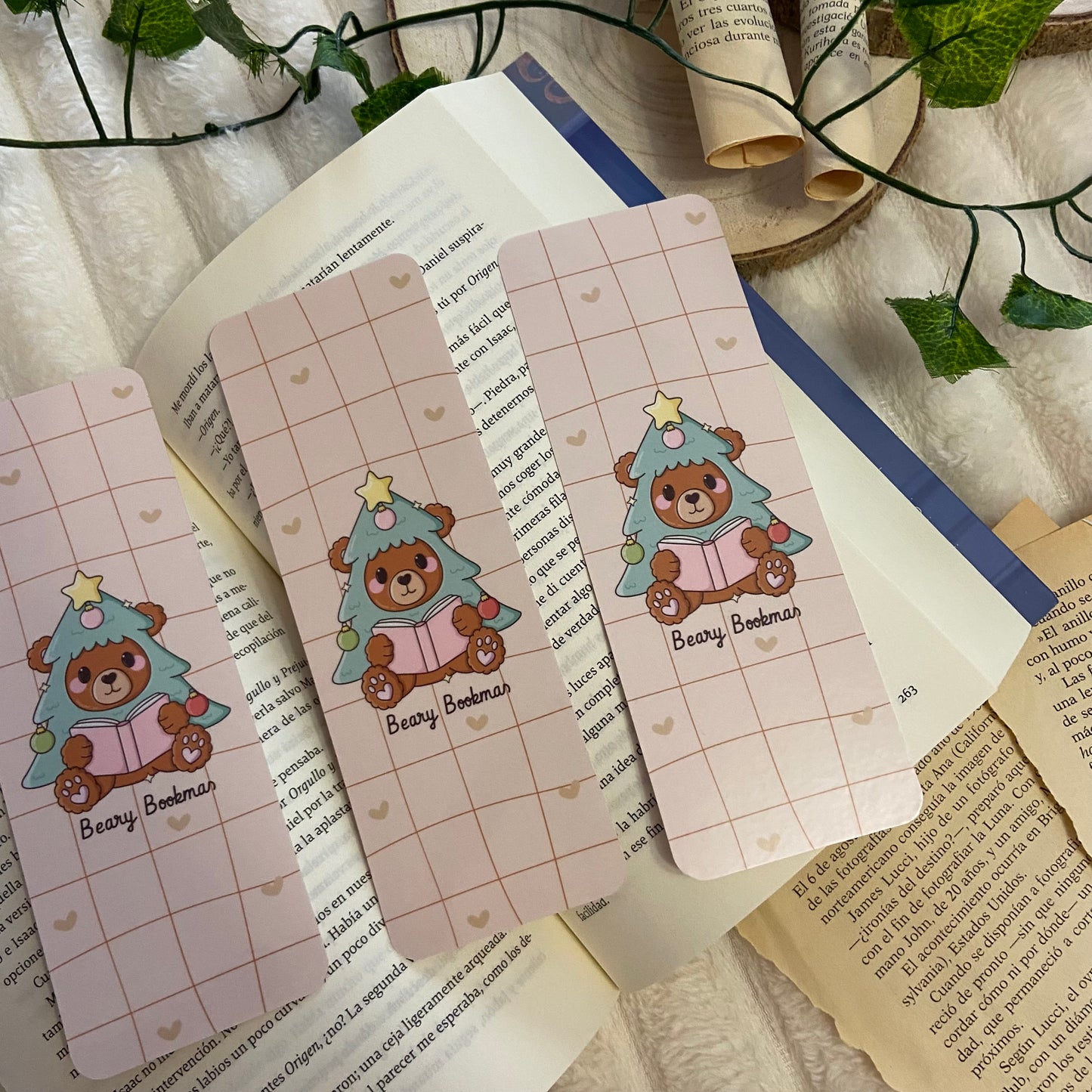 Marcapáginas beary bookmas