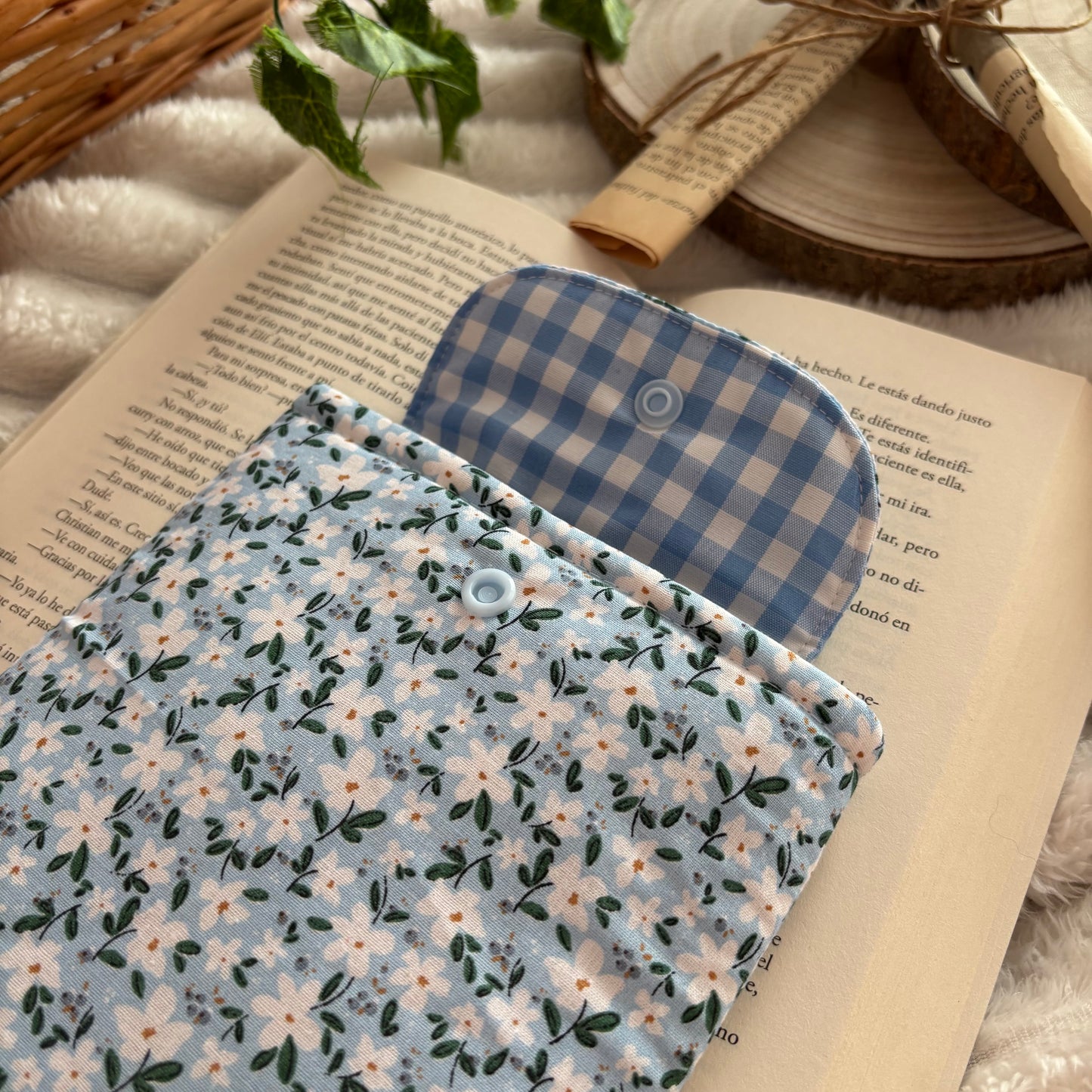 Funda para ebook Margaret en azul