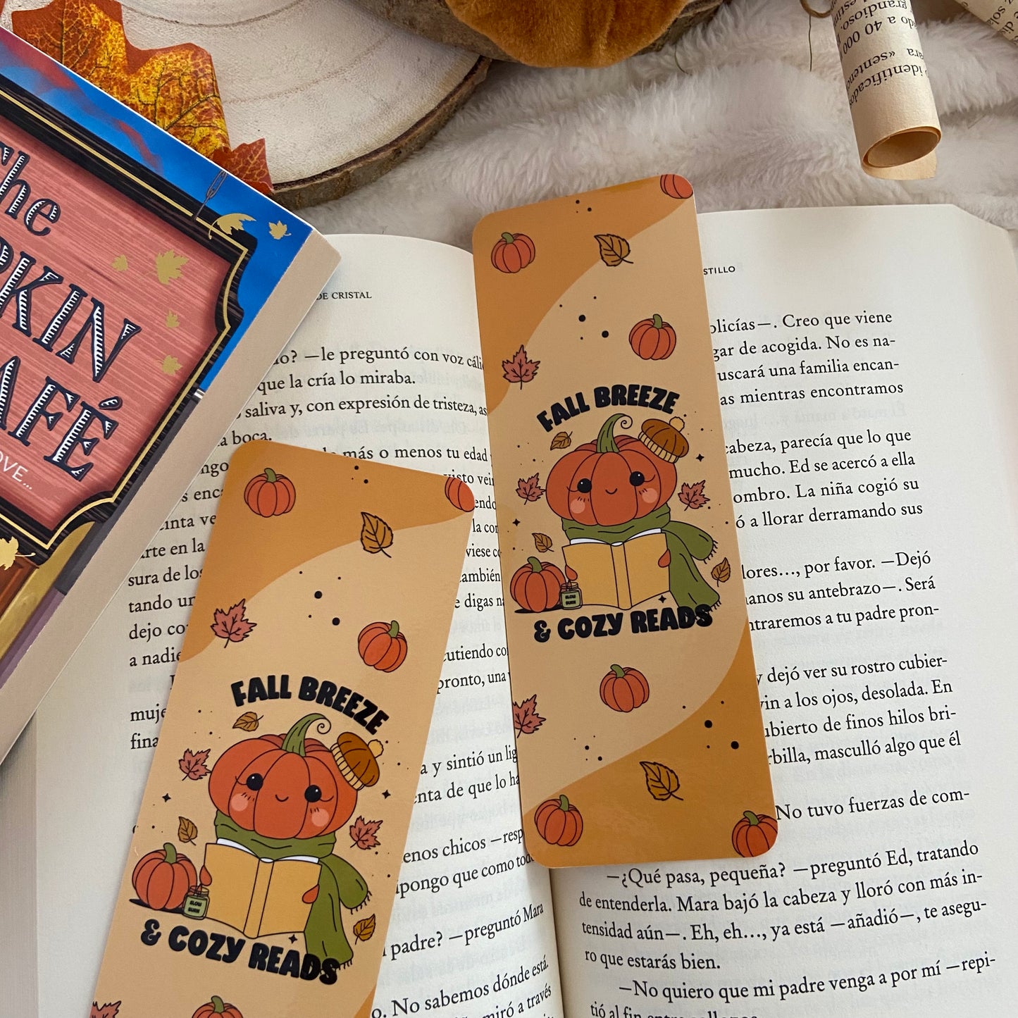 Marcapáginas Fall breeze & cozy reads