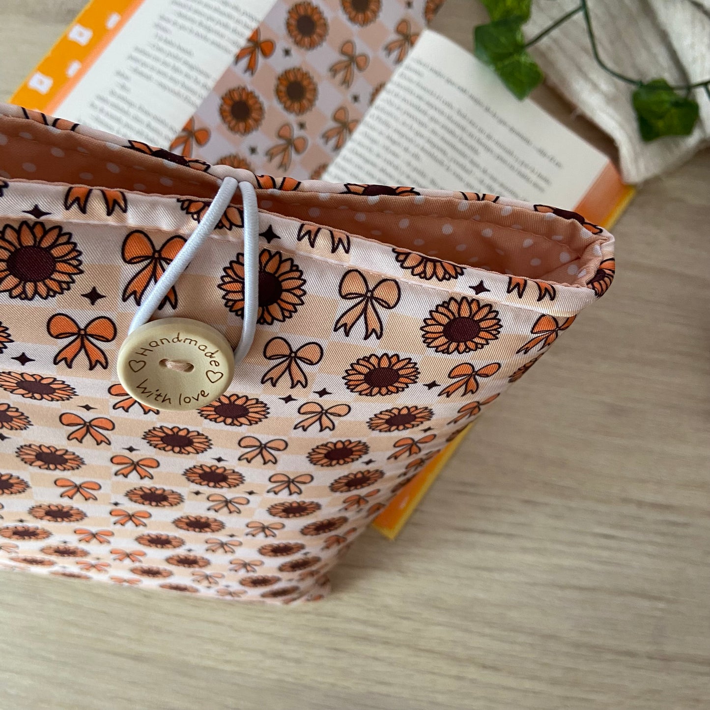 Funda literaria girasoles coquettes
