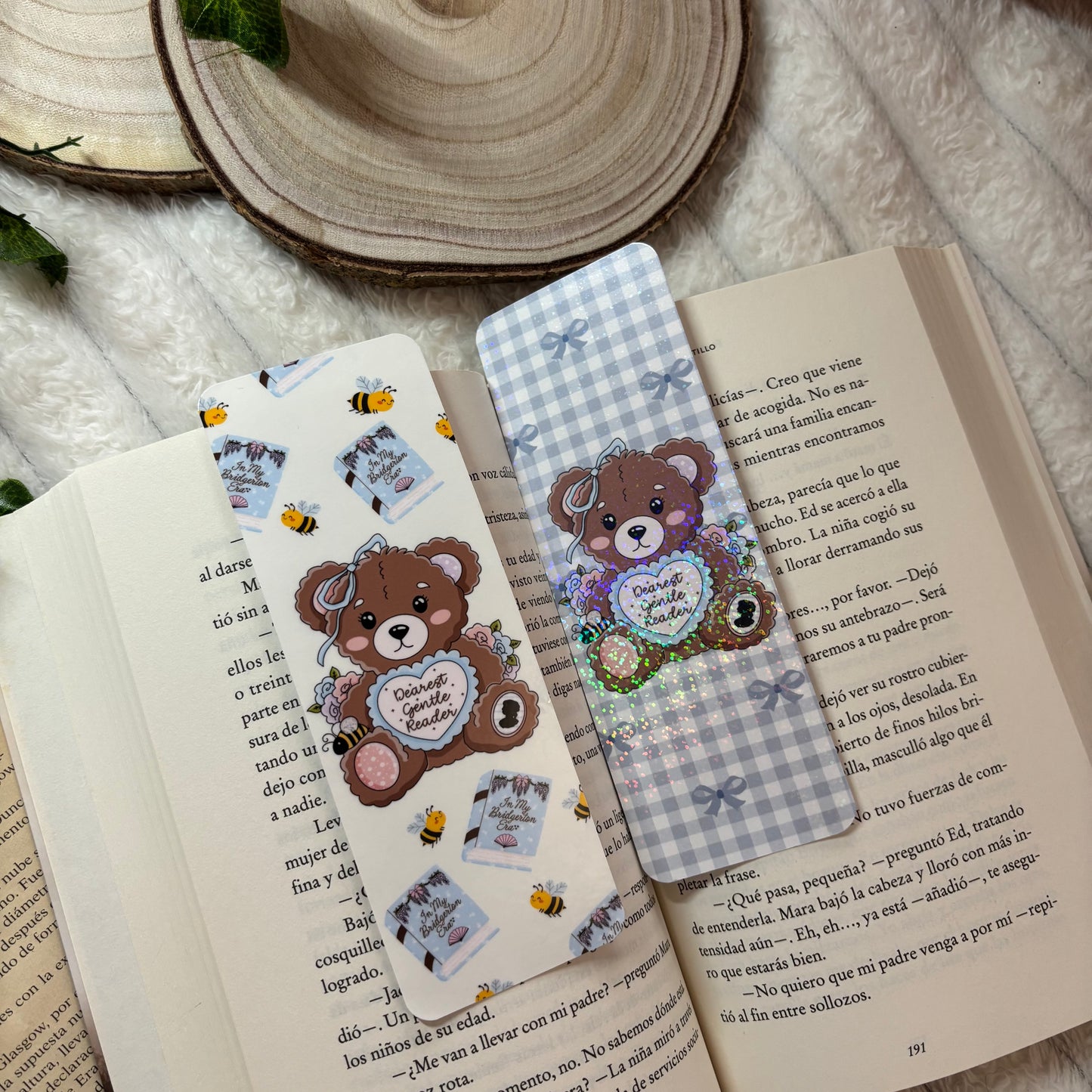 Pack 2 marcapáginas Dearest gentle reader Bridgerton