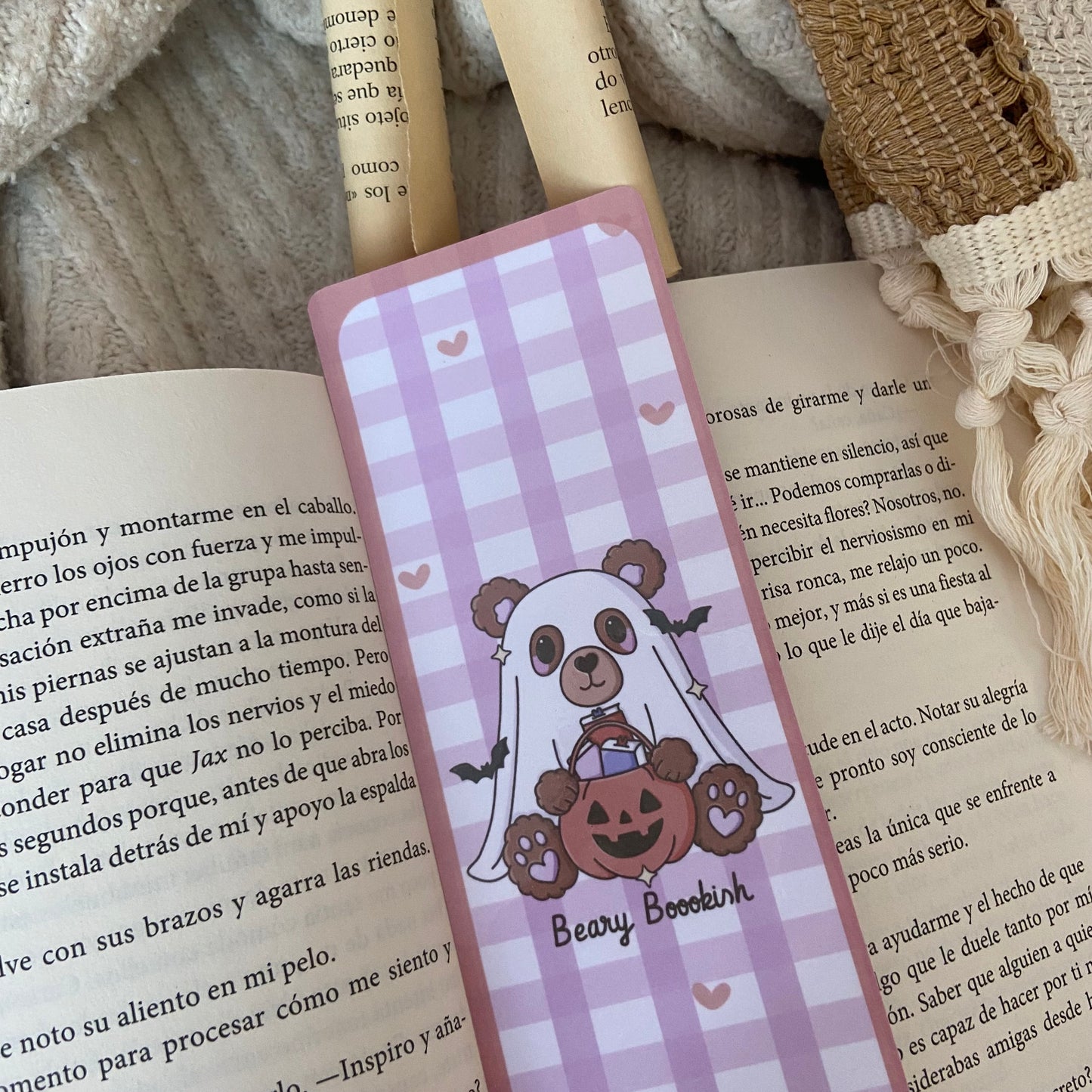 Marcapáginas Beary bookish