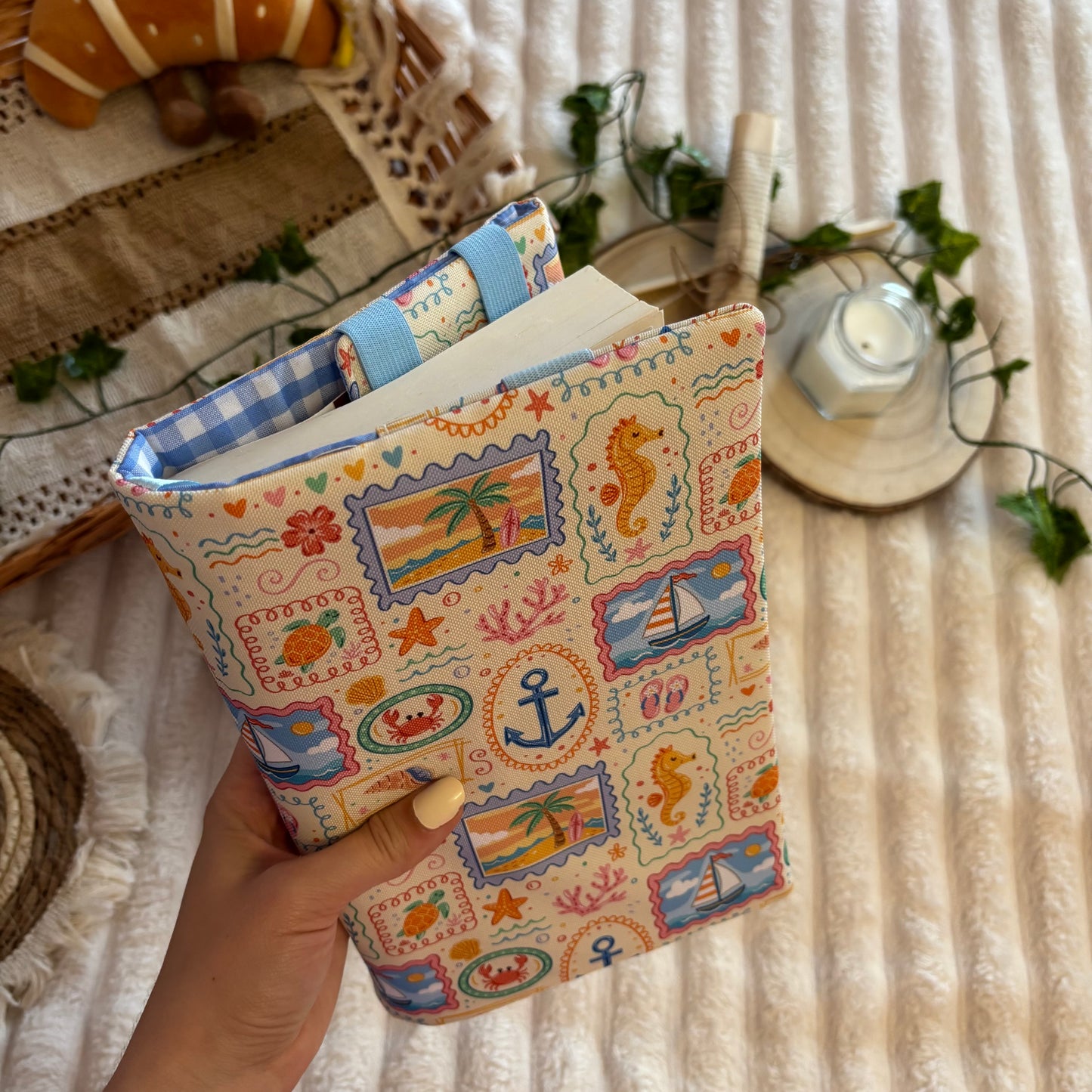 Funda ajustable coralina impermeable
