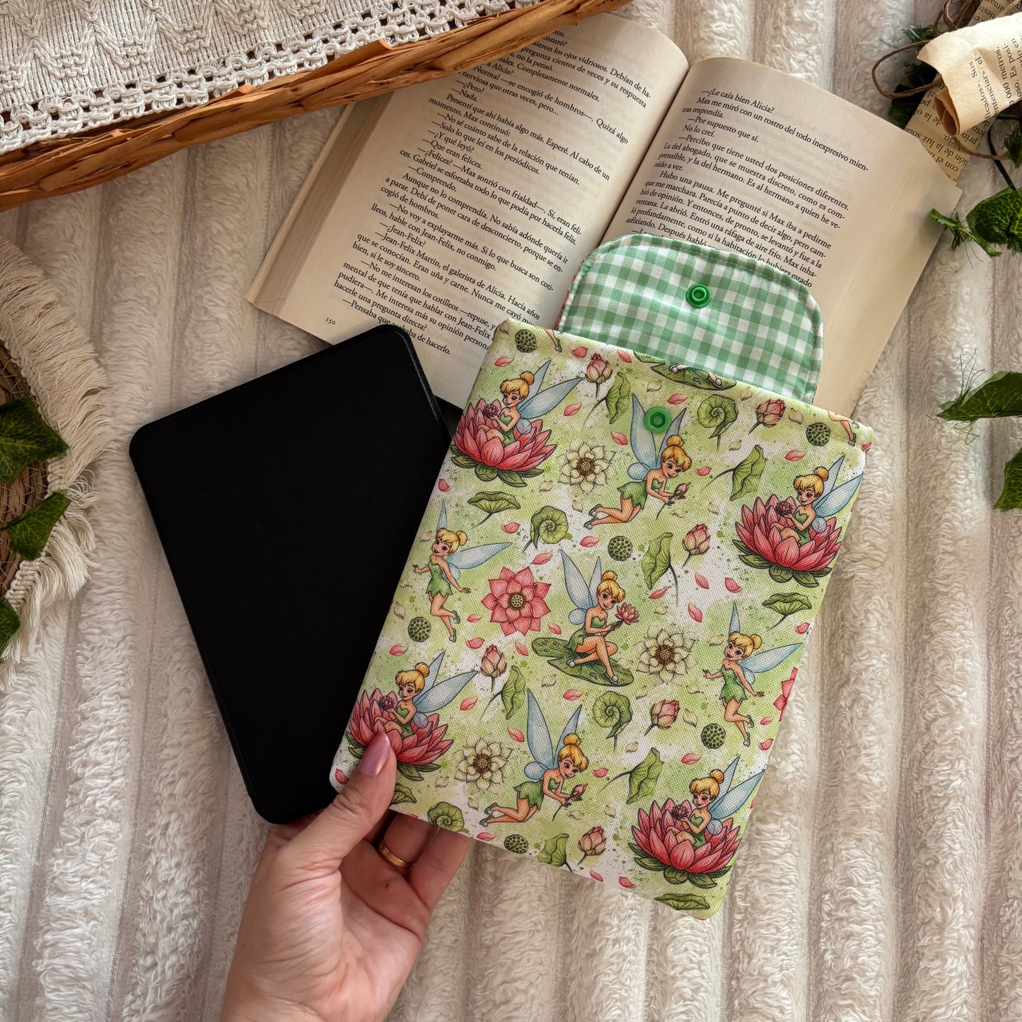 Funda kindle/kobo Campanilla impermeable