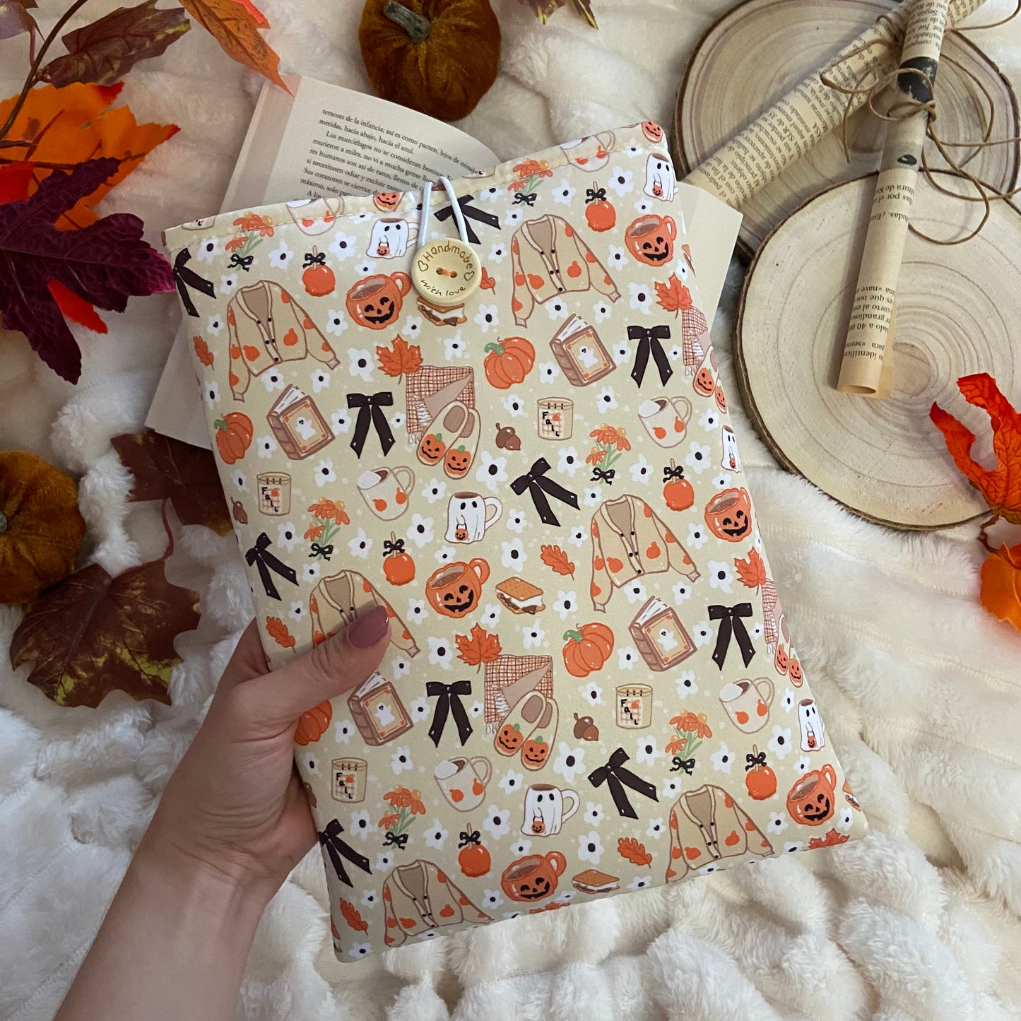 Funda literaria spooky time