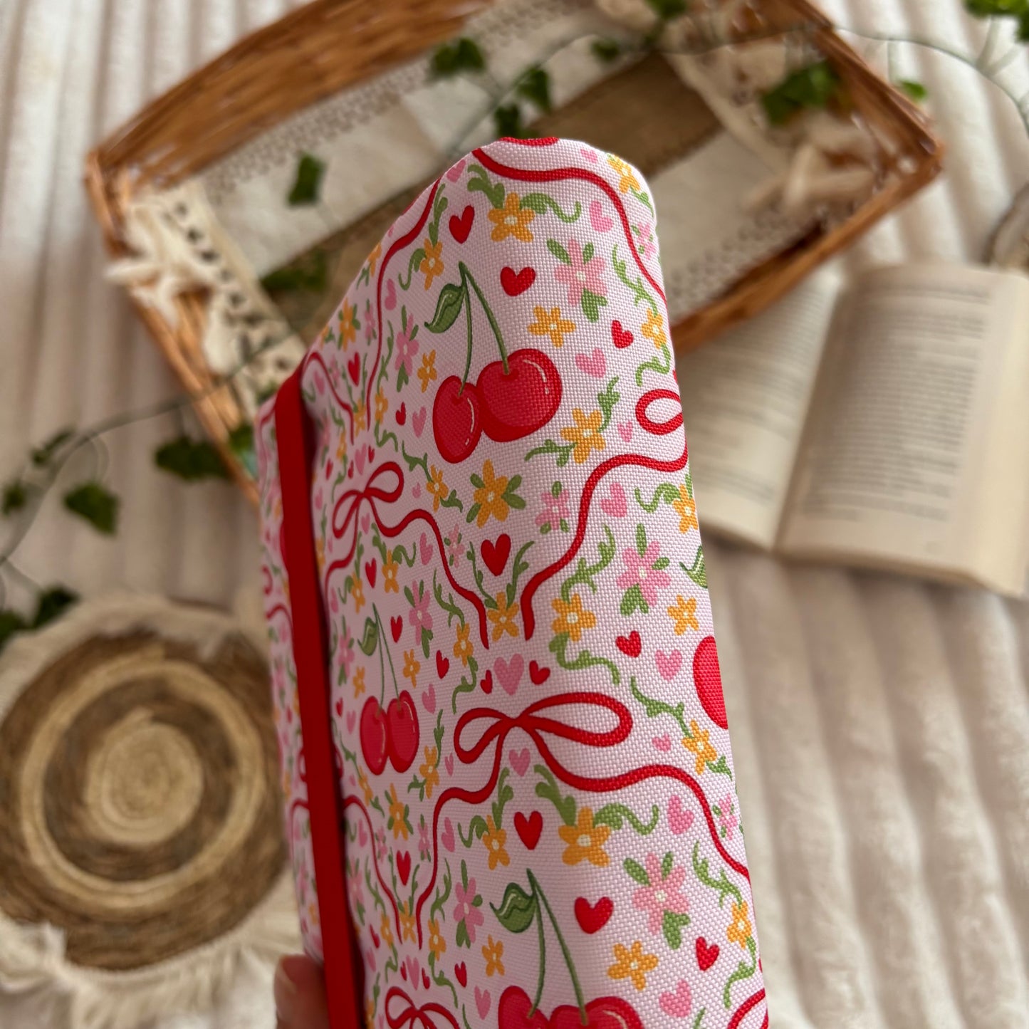 Funda ajustable cerezitas impermeable
