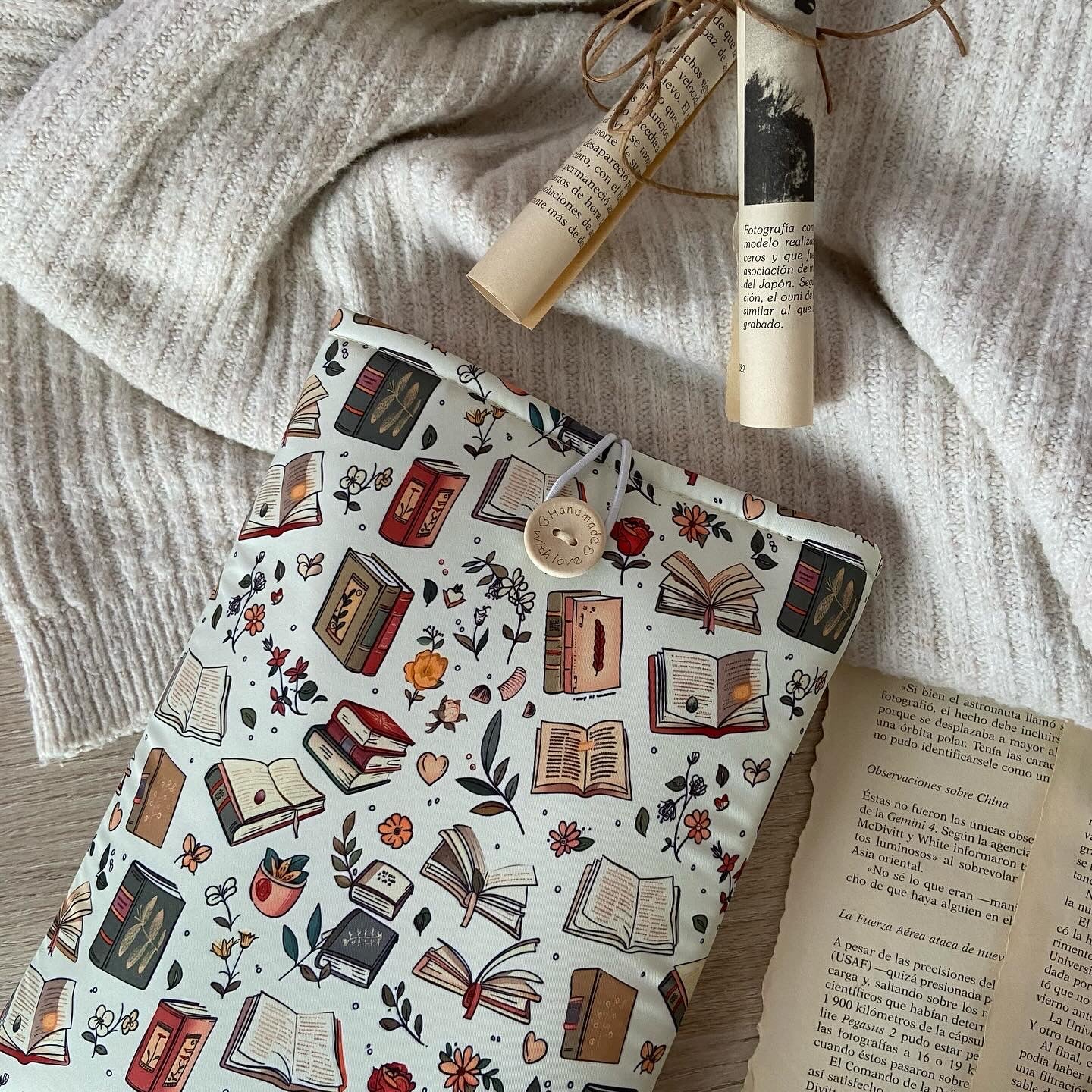 Funda literaria bookish