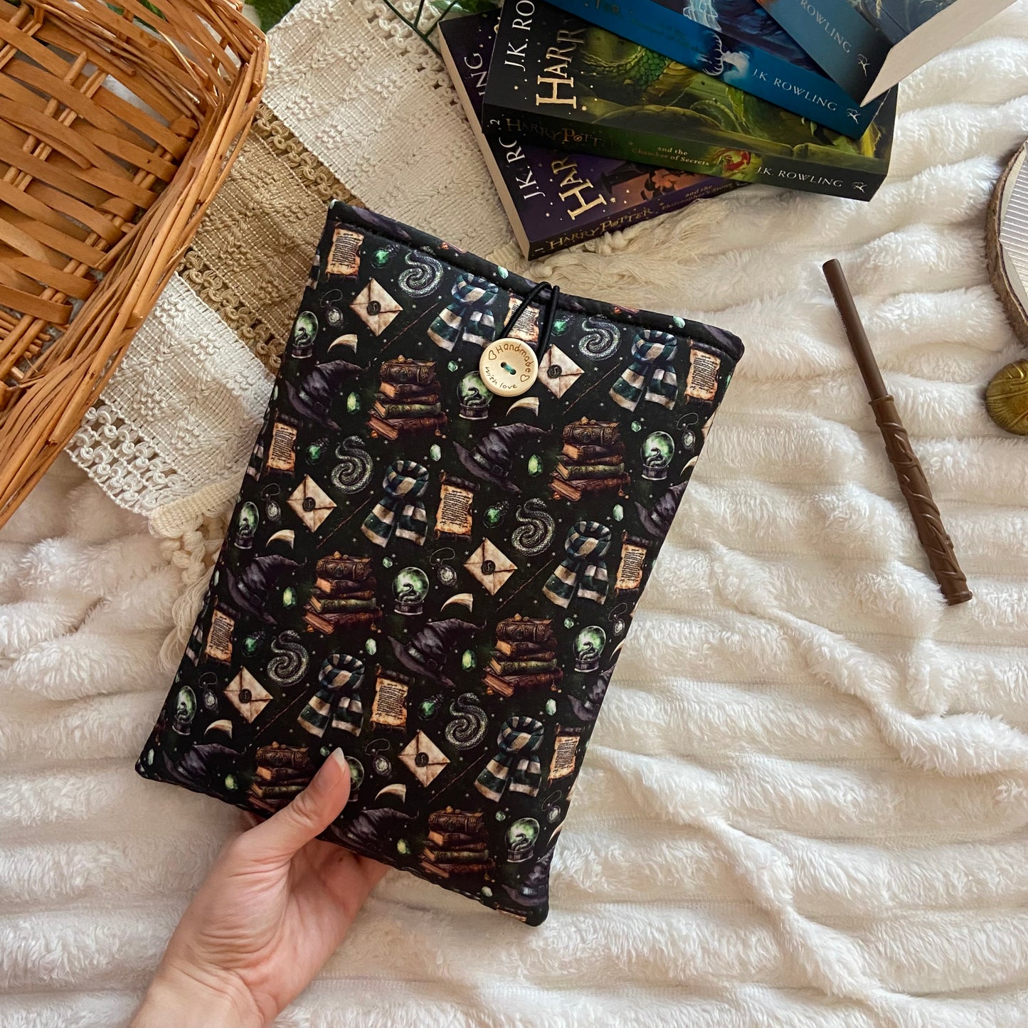 Funda literaria Slytherin