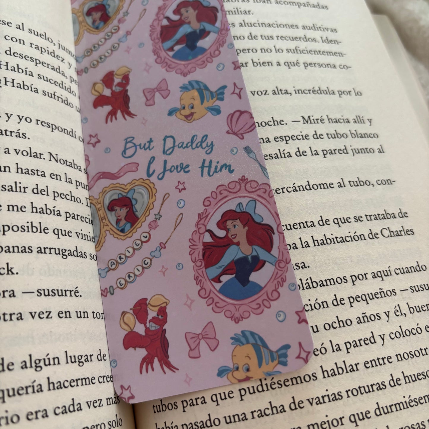 Marcapáginas Ariel holográfico