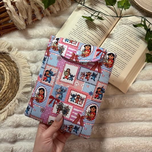 Funda kindle/kobo libra colour Lilo, Stitch y Angel