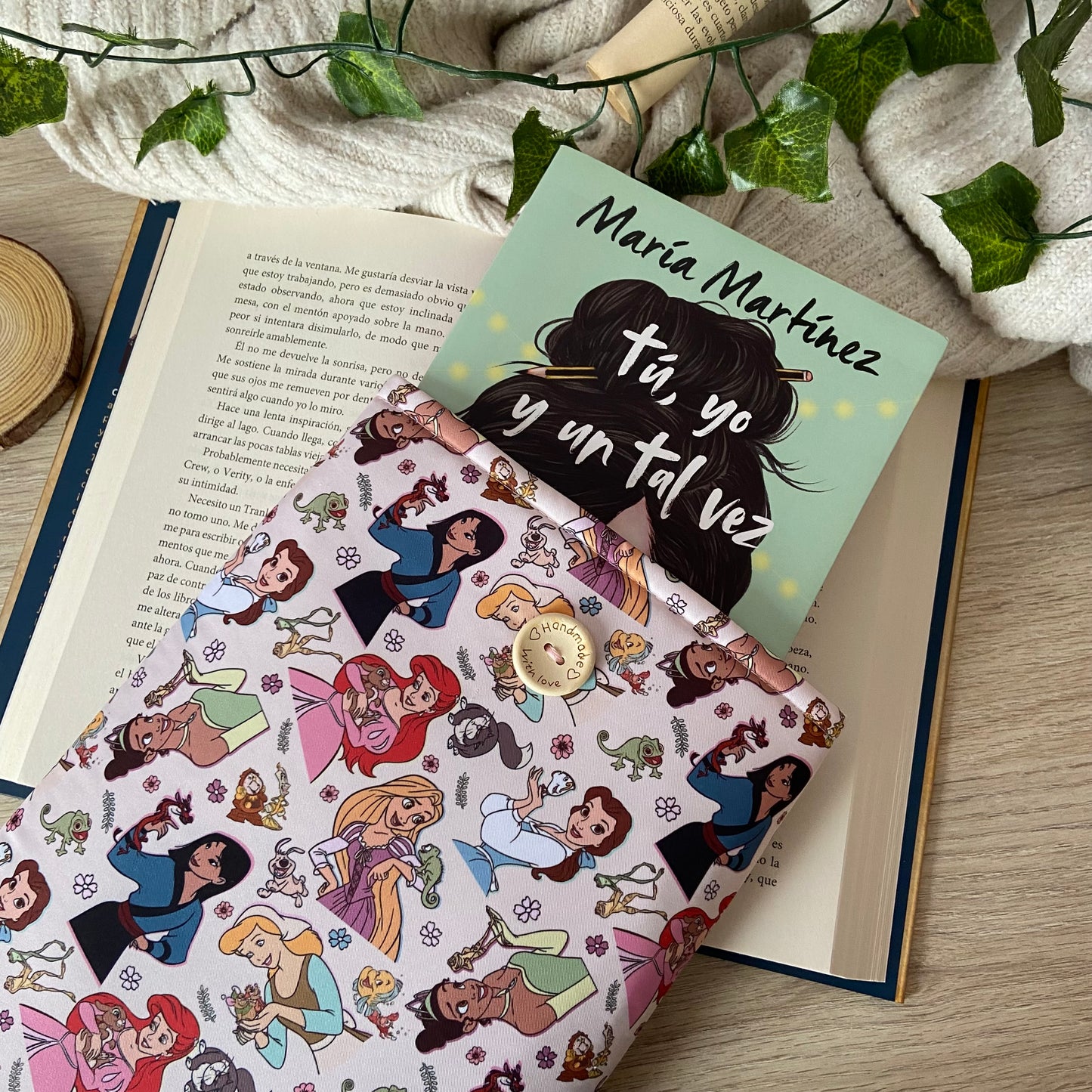 Funda literaria princesas Disney