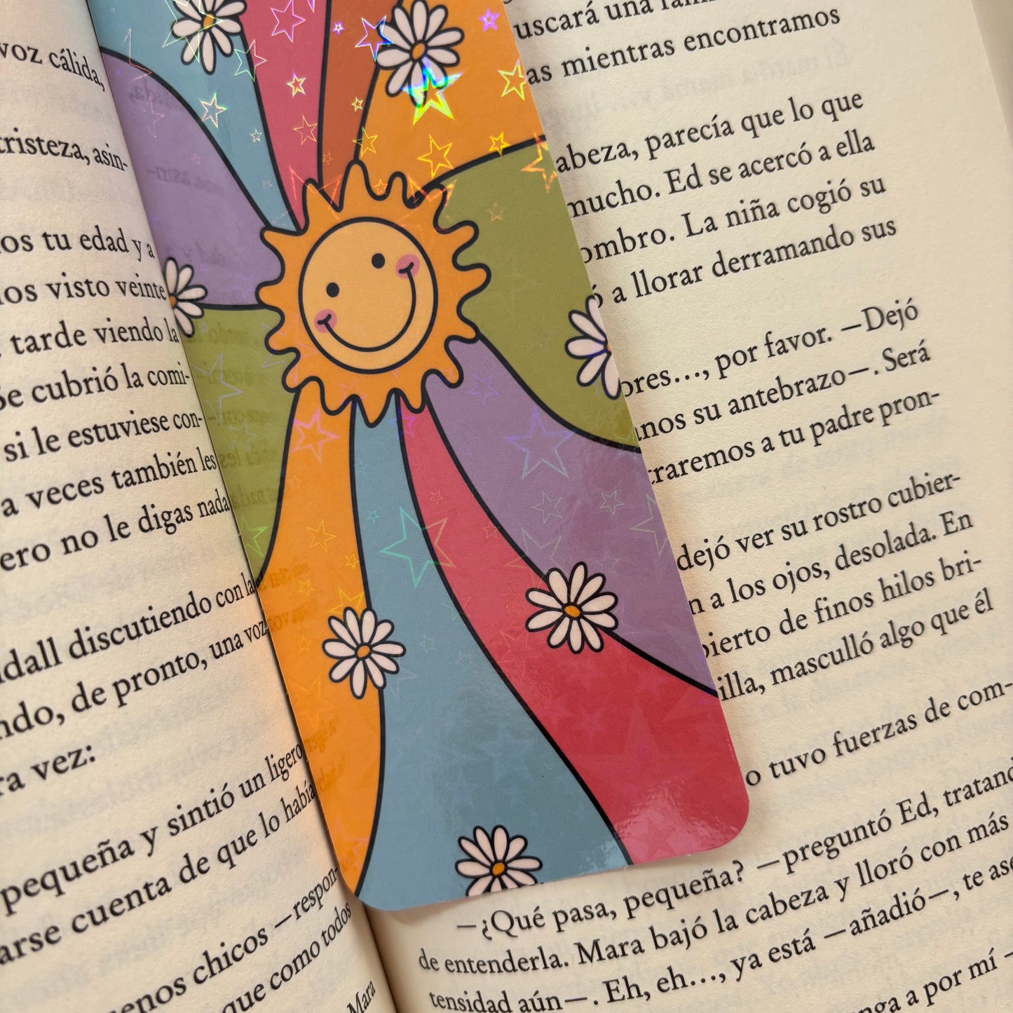 Marcapáginas el sol holográfico