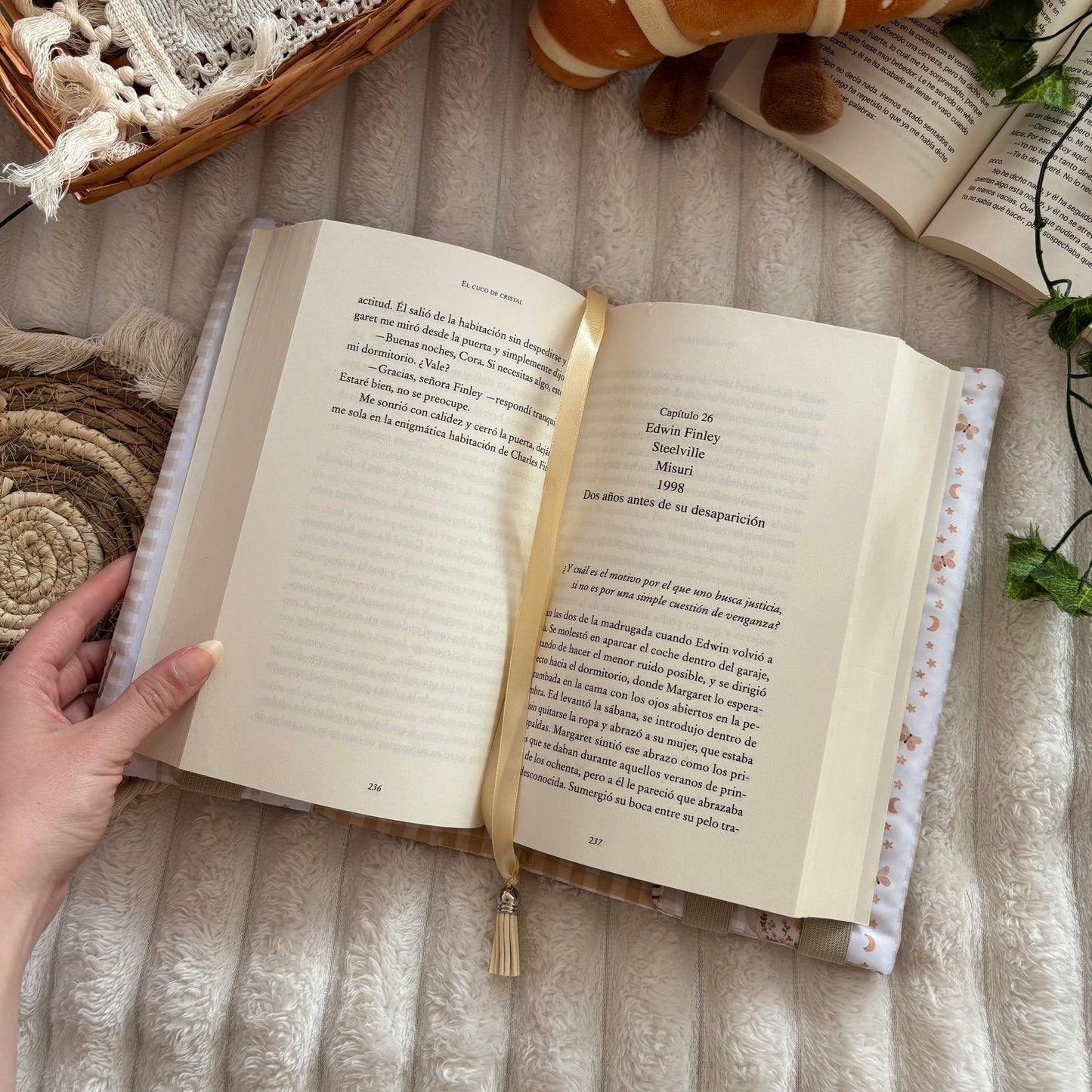 Funda ajustable lecturas de primavera