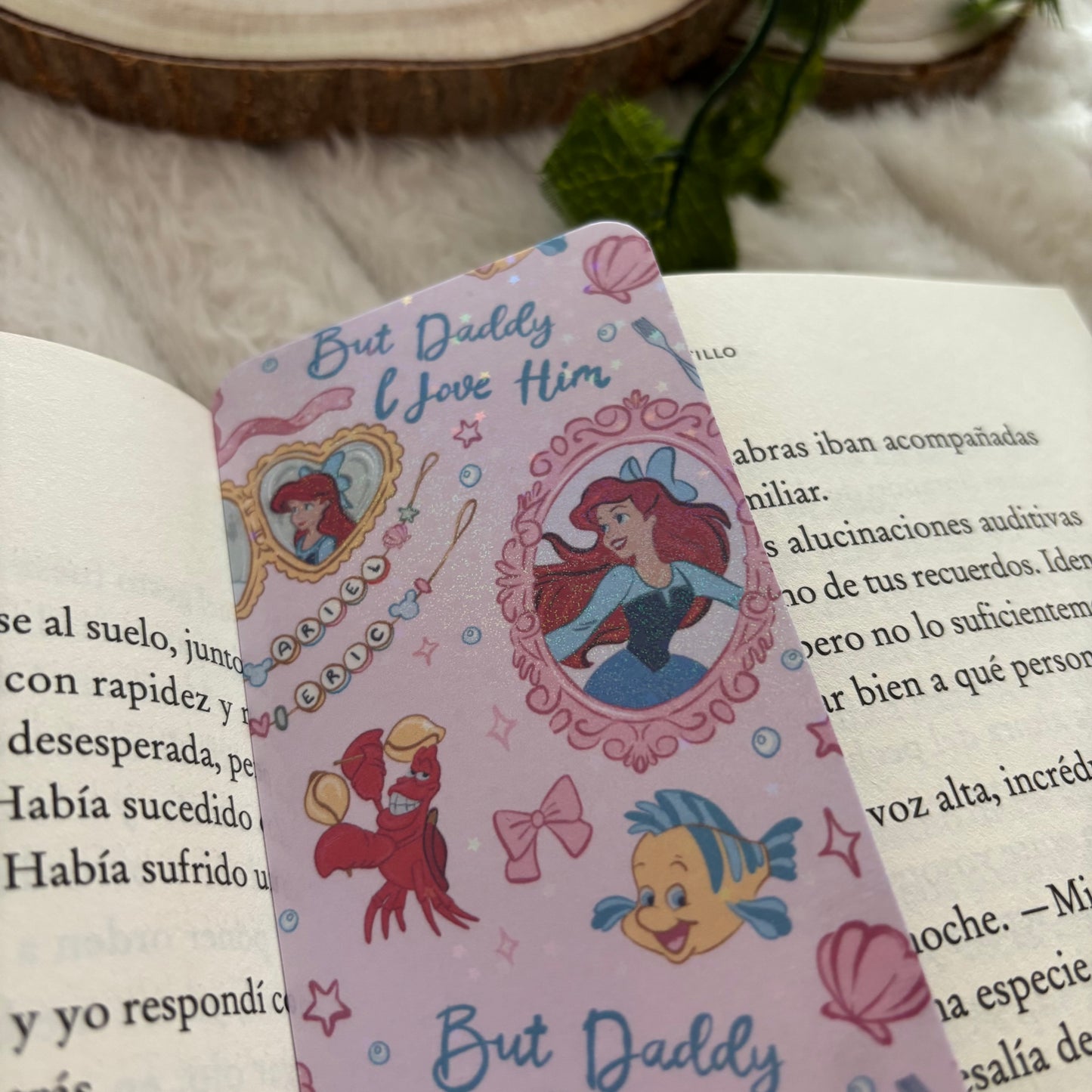 Marcapáginas Ariel holográfico