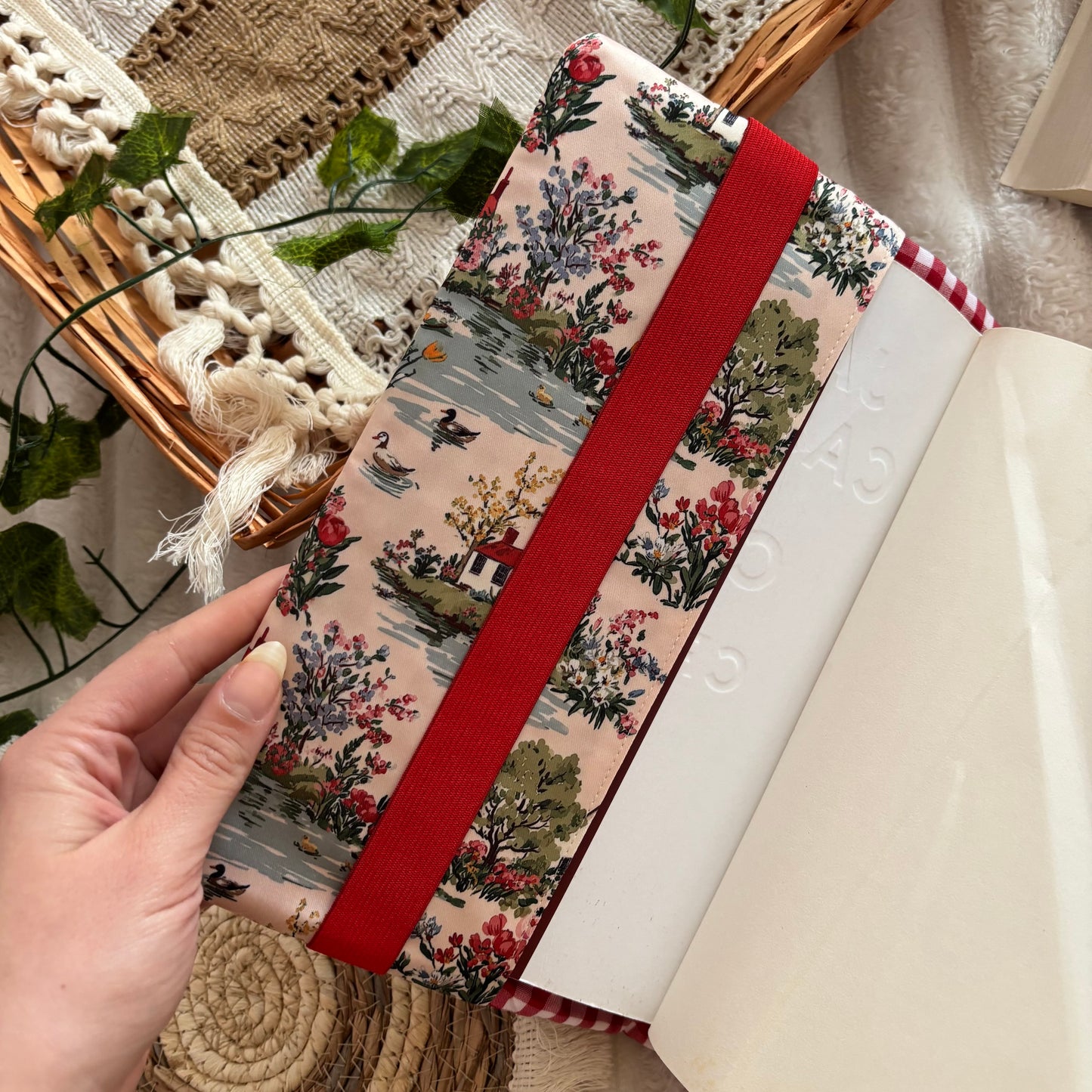 Funda ajustable pueblo primaveral