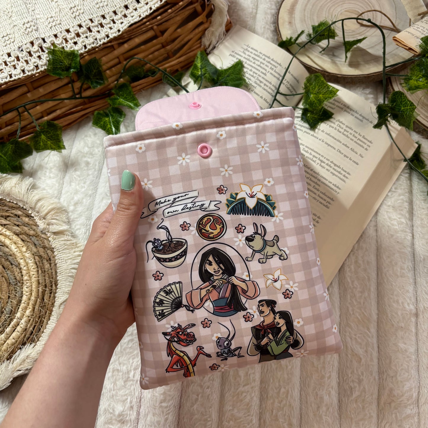 Funda kindle/kobo libra colour princesa Mulán