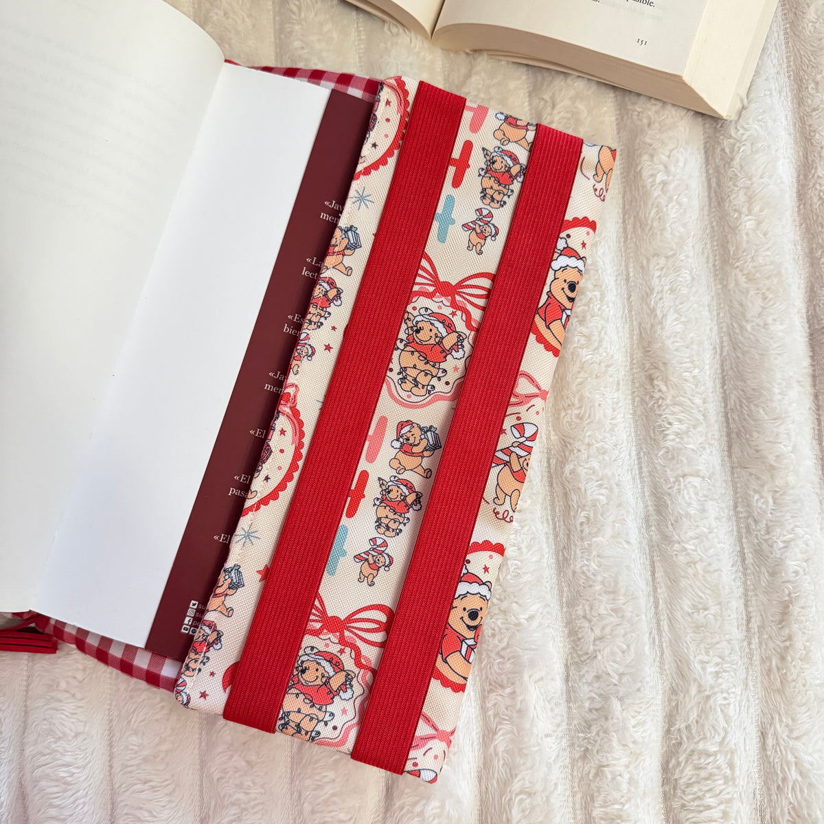 Funda ajustable Winnie navideño impermeable