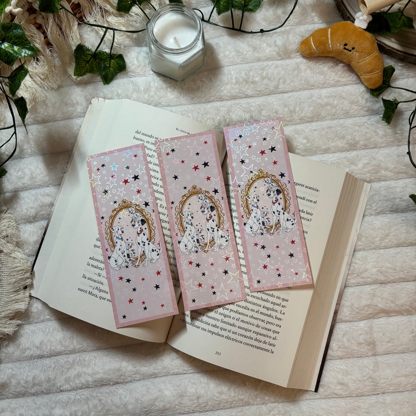 Marcapáginas 101 Dálmatas holográfico