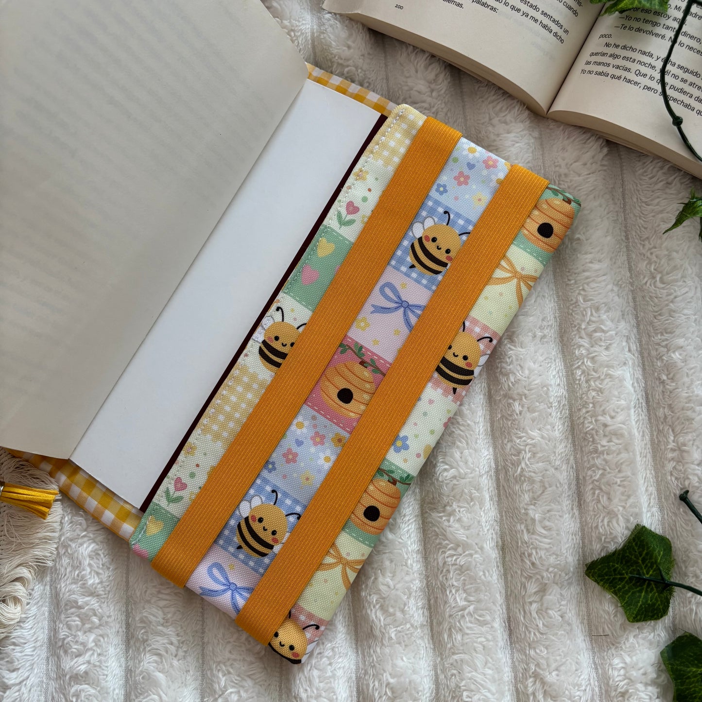 Funda ajustable abejitas impermeable