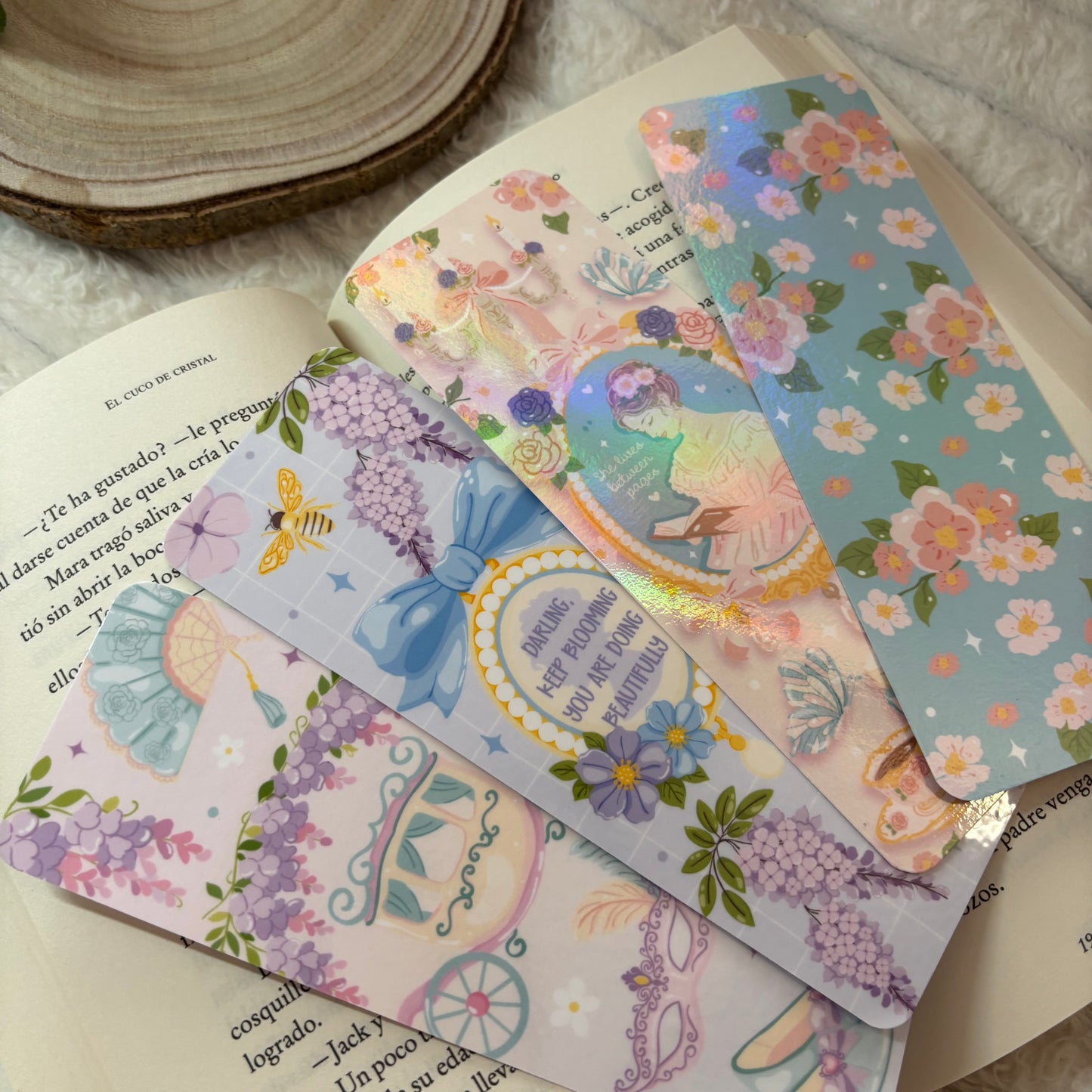 Pack 4 marcapáginas Bridgerton