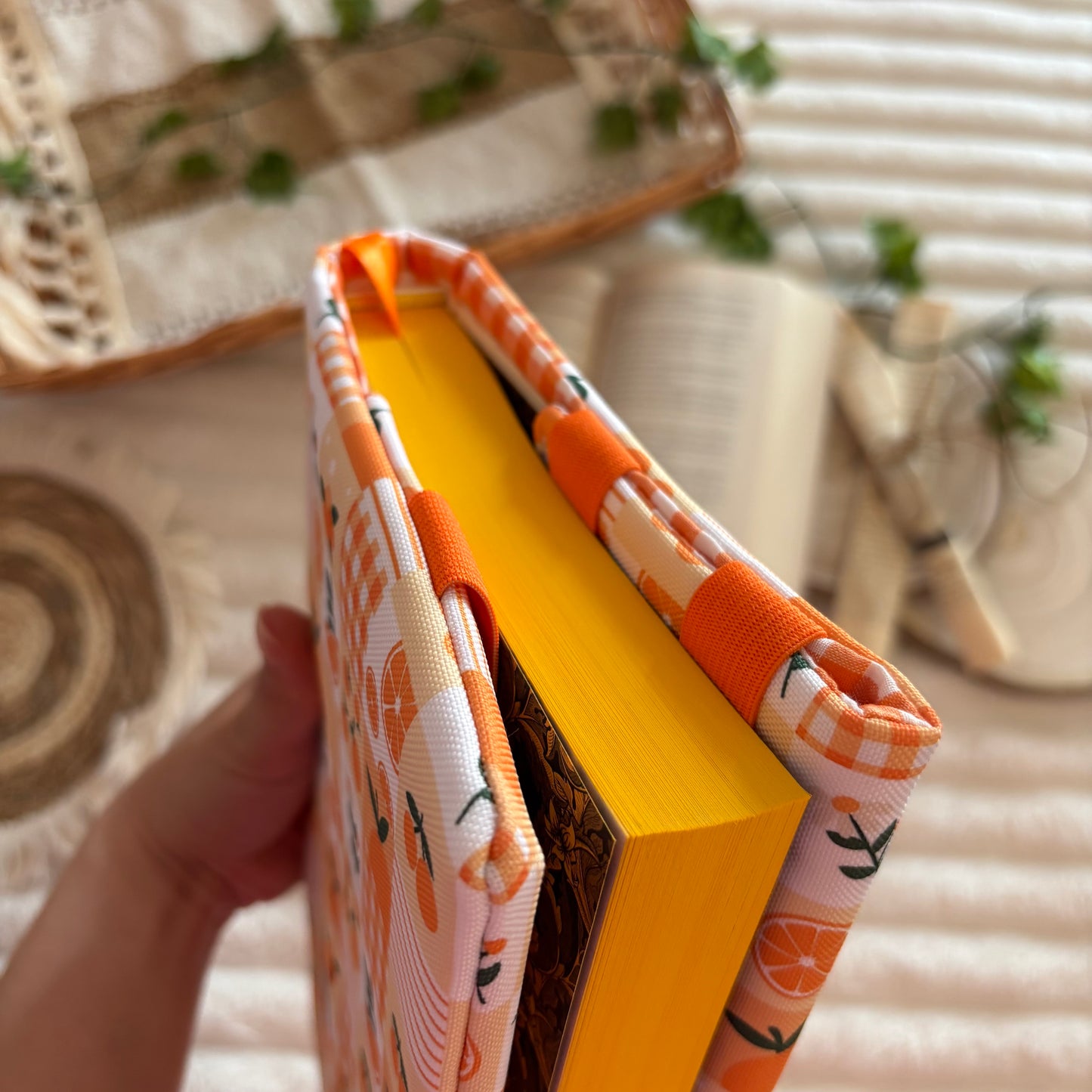 Funda ajustable naranjada impermeable