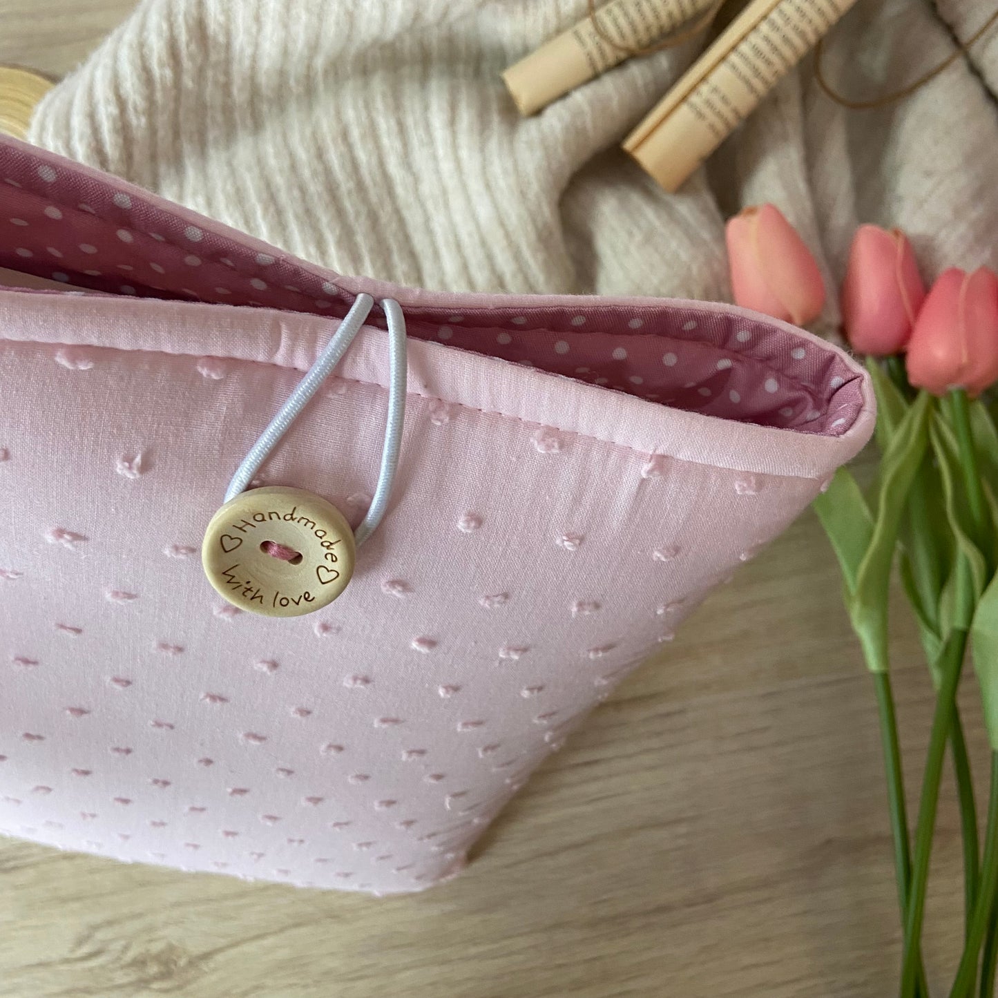 Funda literaria plumeti rosa