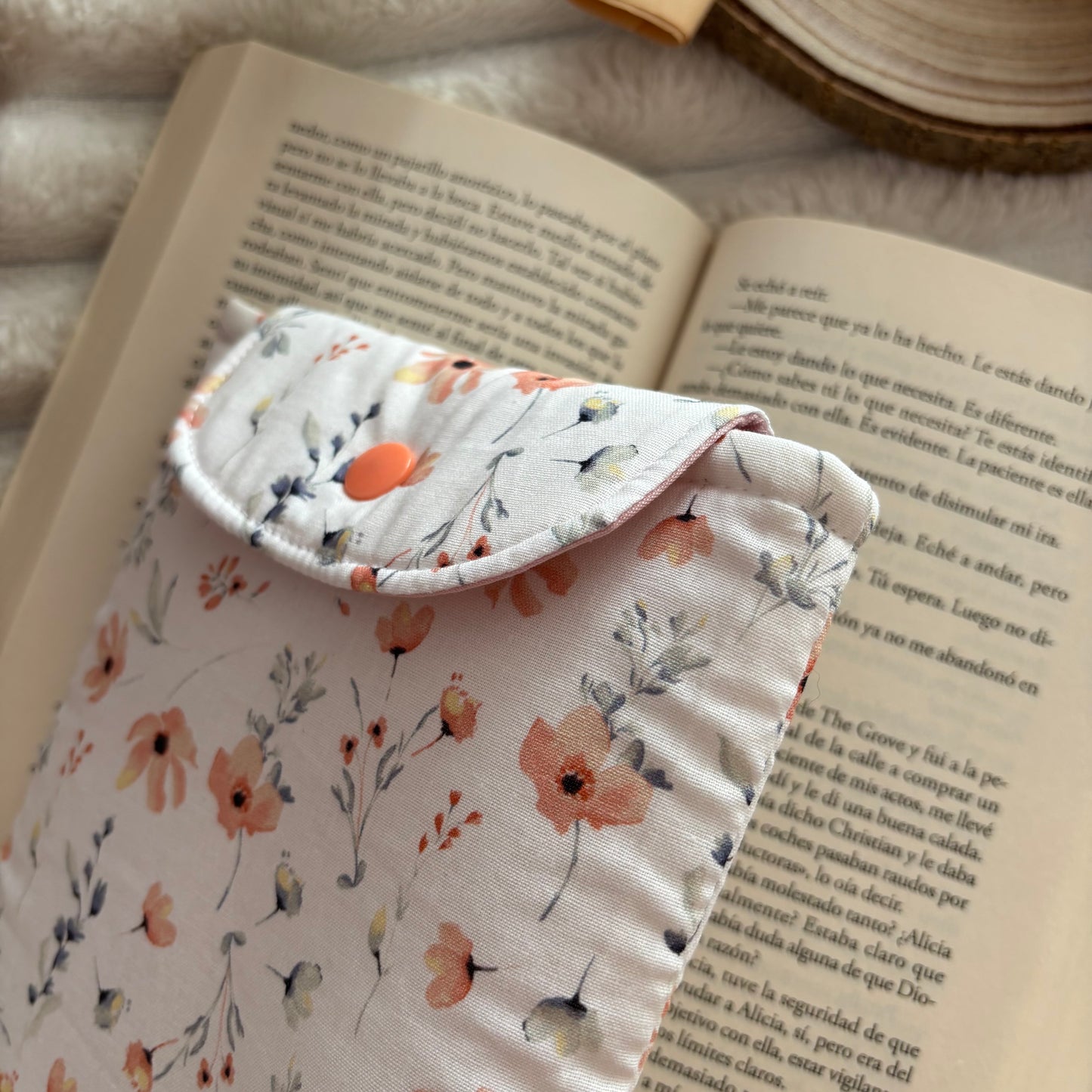 Funda para ebook amapolas