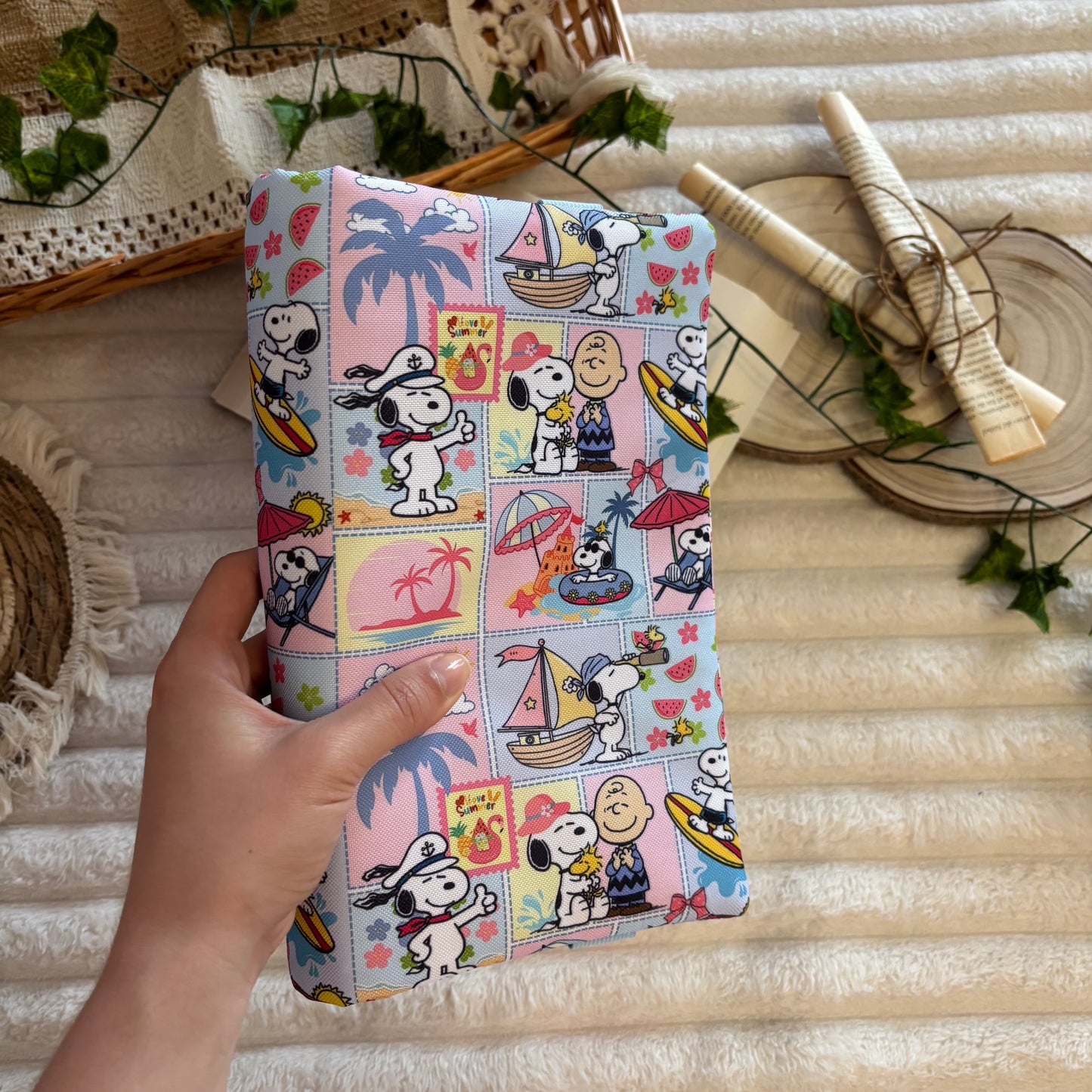 Funda ajustable Snoopy en verano impermeable