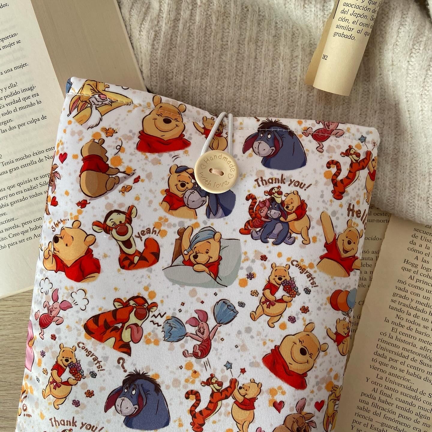 Funda literaria Winnie y sus amigos