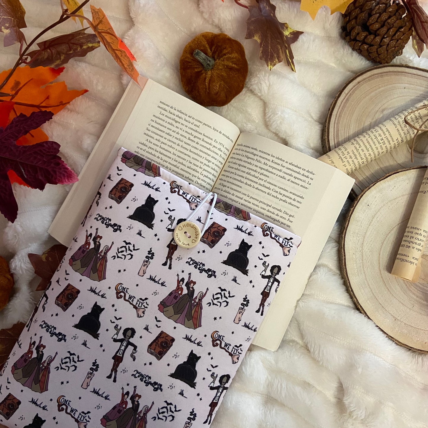 Funda literaria hocus pocus