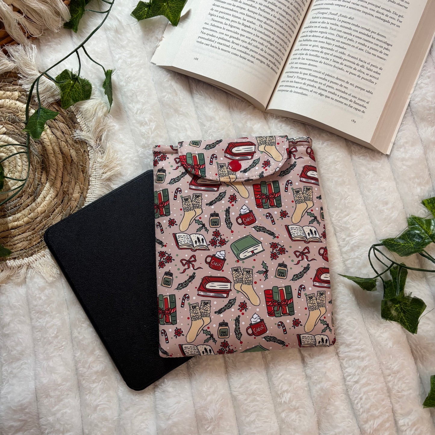 Funda kindle hello winter and Christmas outlet