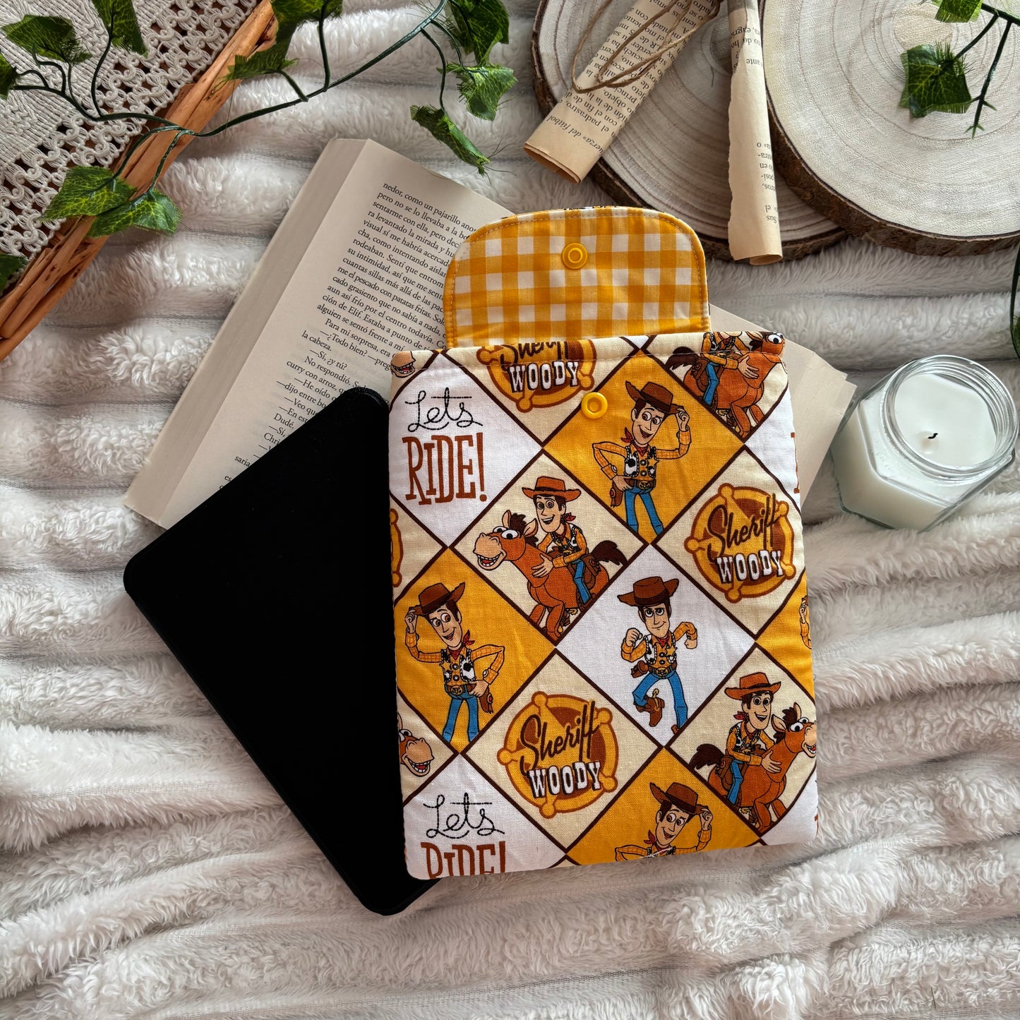 Funda para ebook Woody