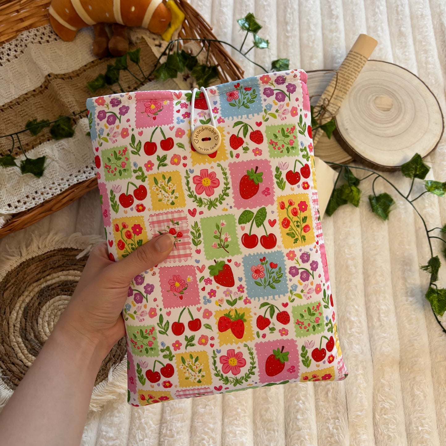 Funda literaria mix primaveral