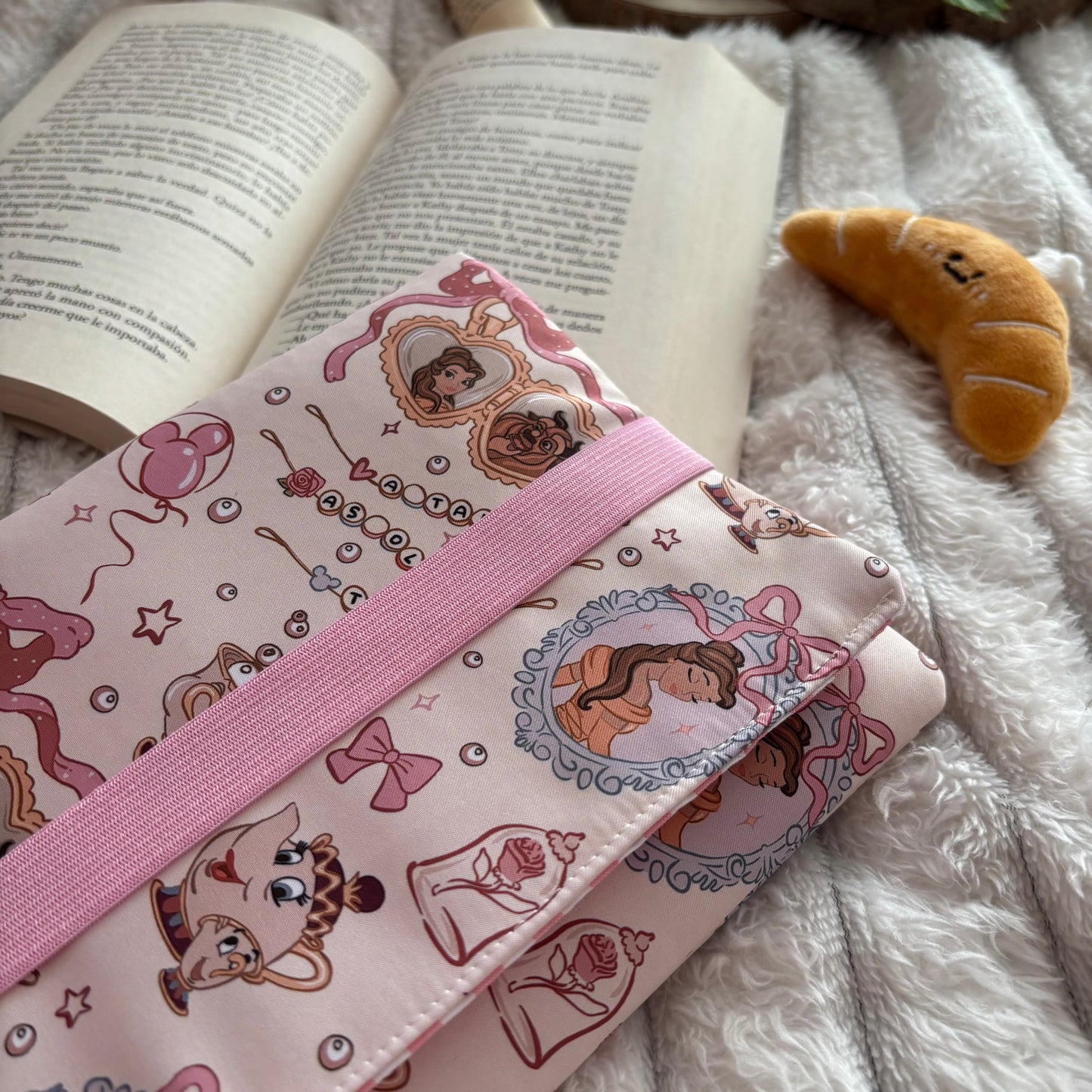 Funda de solapas para ebook Tale as old as time Bella y Bestia
