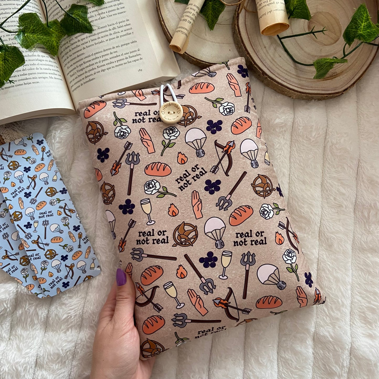 Funda literaria Los juegos del hambre