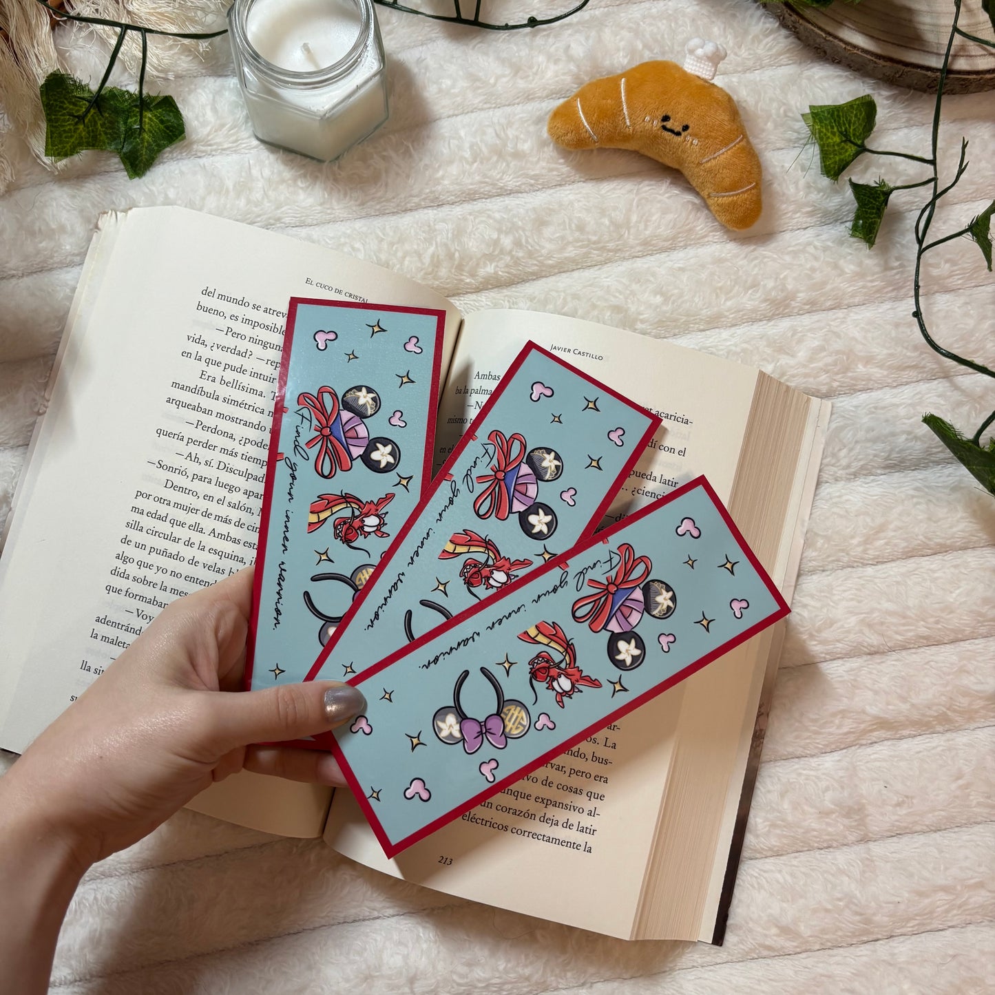 Marcapáginas Mulán Find your inner warrior