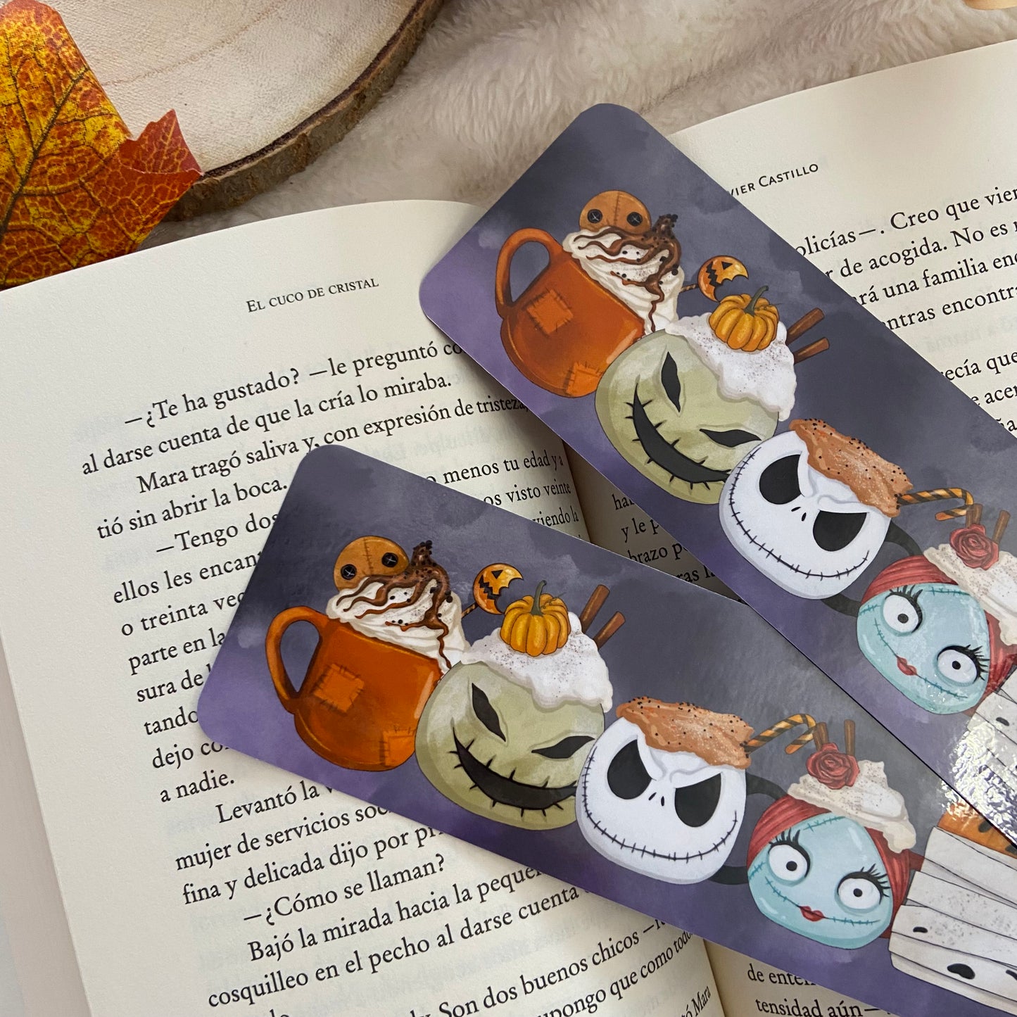 Marcapáginas tazas Pesadilla antes de Navidad