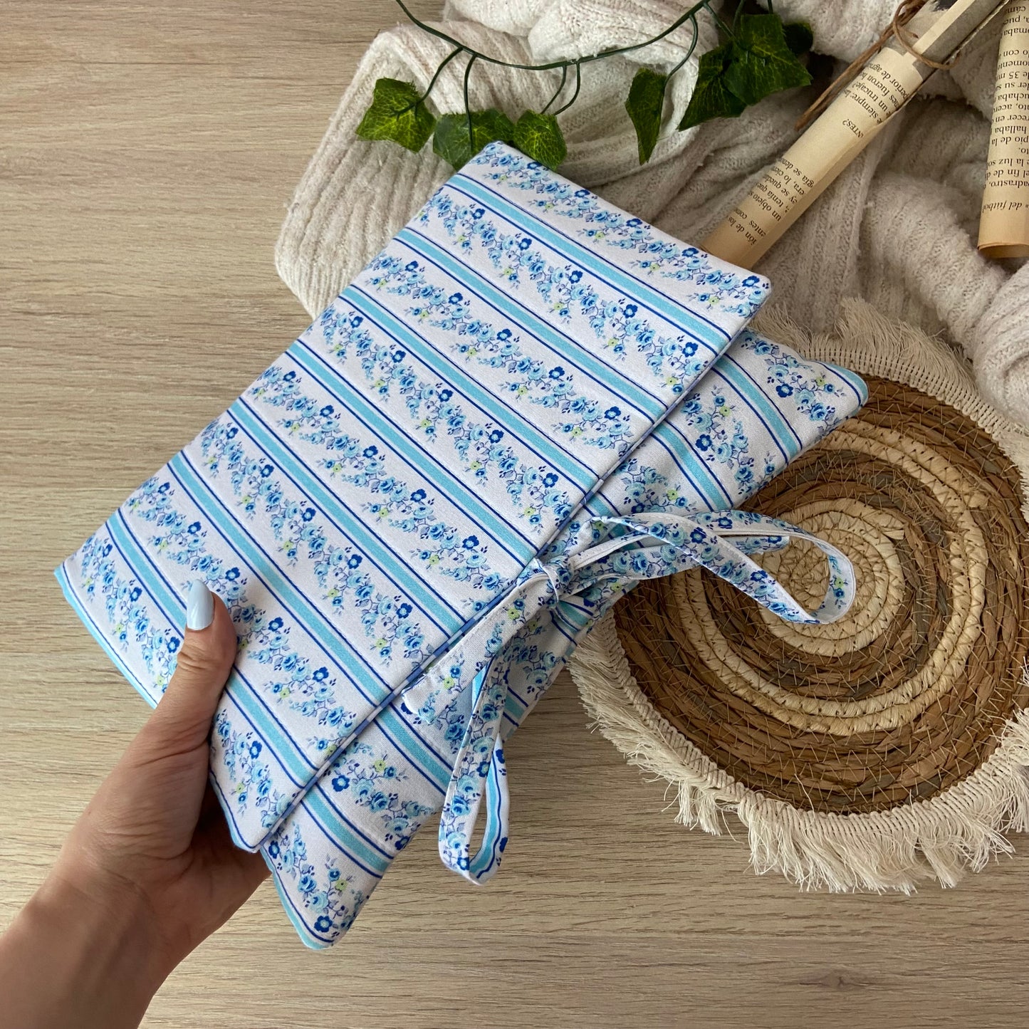 Funda acolchada bleu