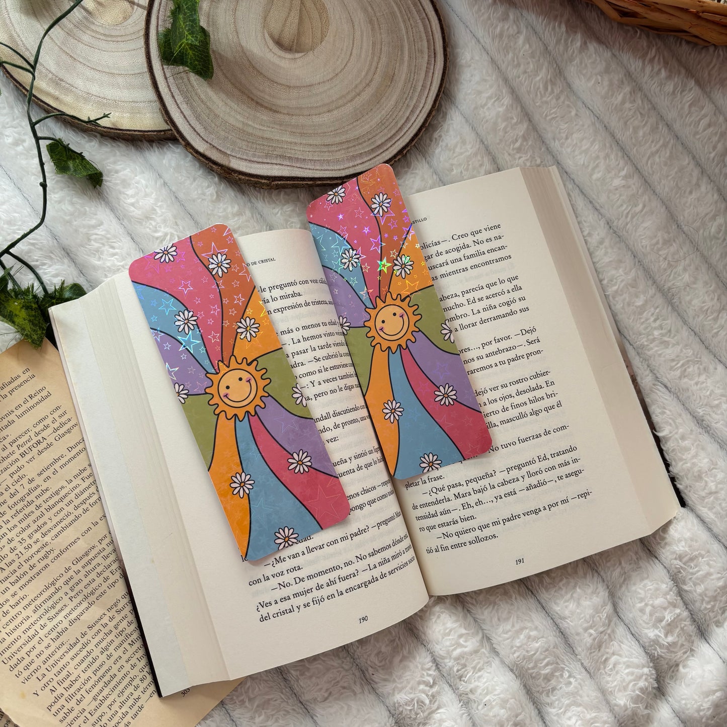 Marcapáginas el sol holográfico