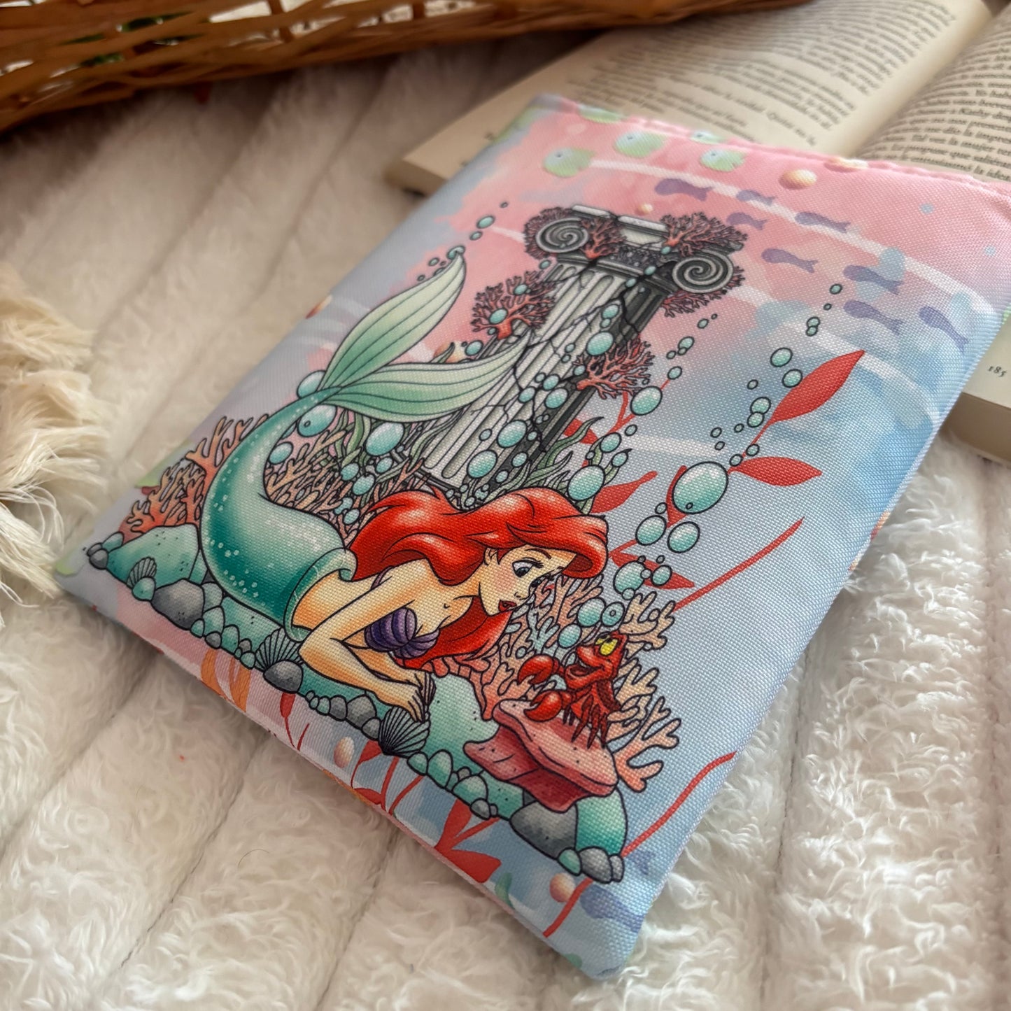 Funda kindle/kobo libra colour La sirenita under the sea impermeable