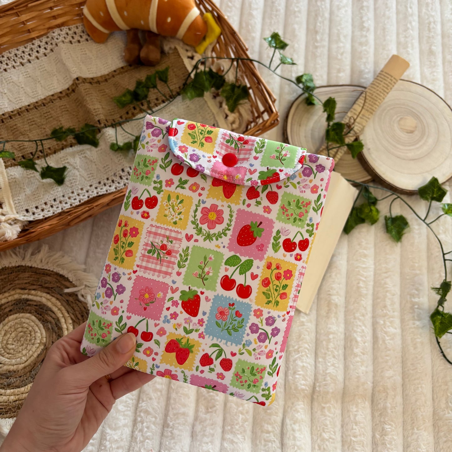 Funda kindle/kobo libra colour mix primaveral