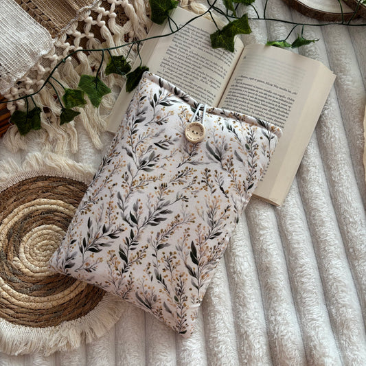 Funda literaria en las plantas