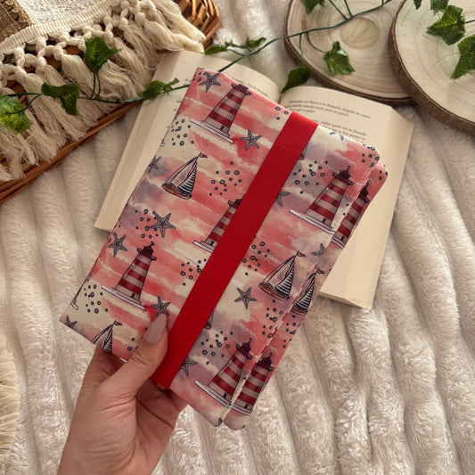 Funda de solapas para ebook faros impermeable