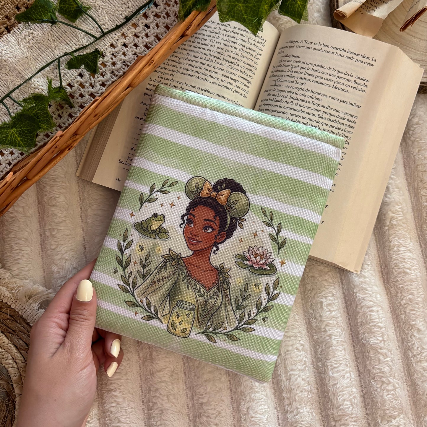Funda kindle/kobo princesa Tiana impermeable