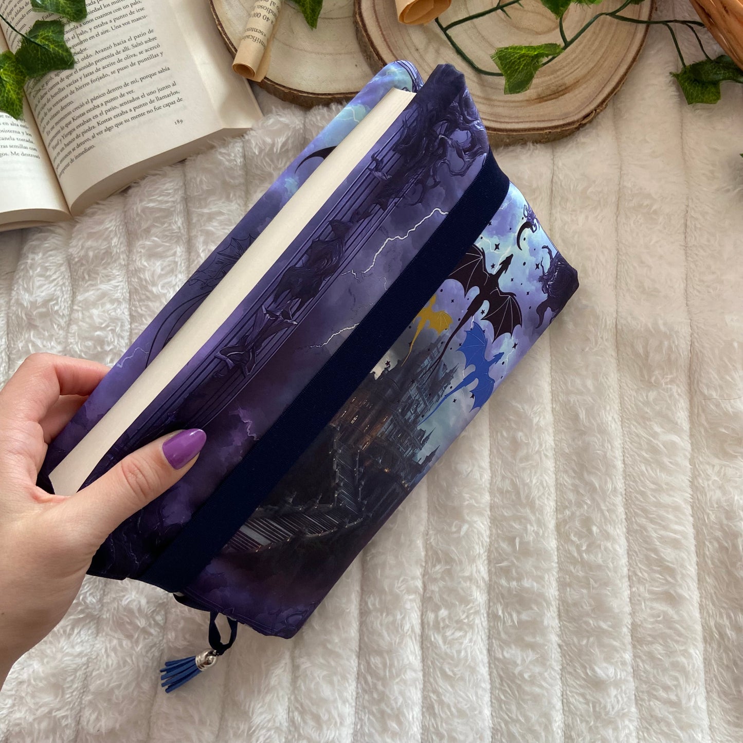 Funda ajustable Violet rumbo Basgiath