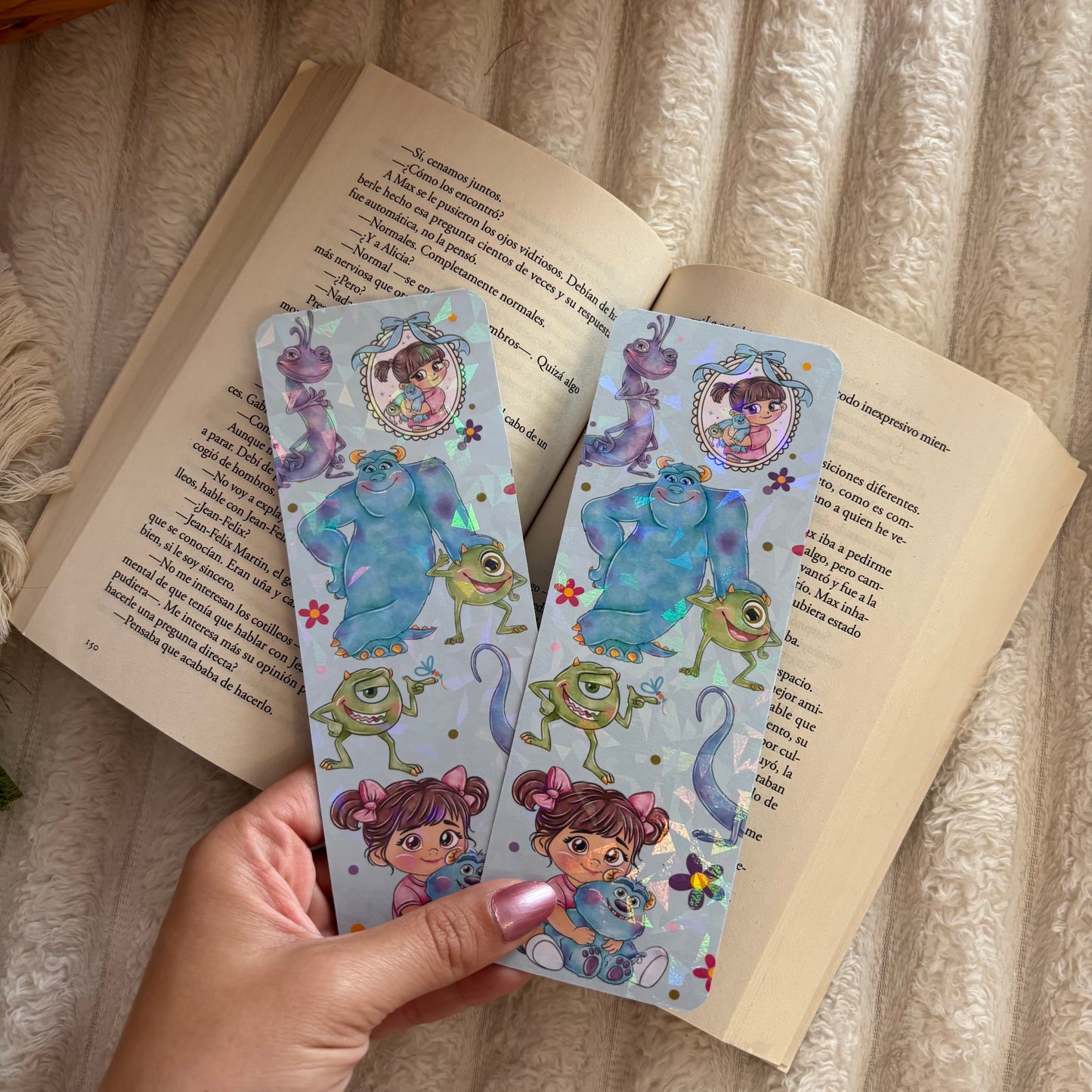 Marcapáginas Boo Monstruos S.A holográfico