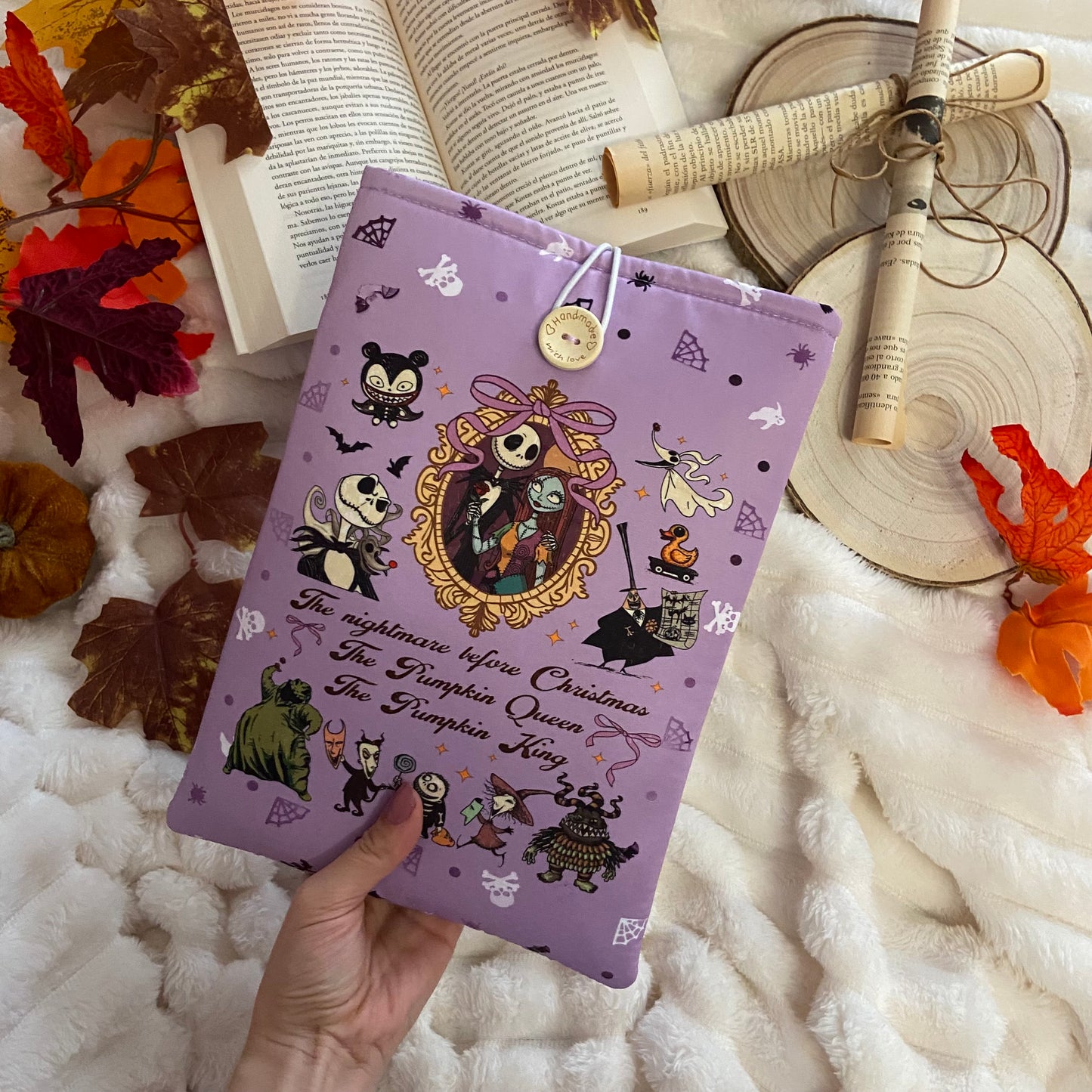 Funda literaria The purple nightmare before Christmas