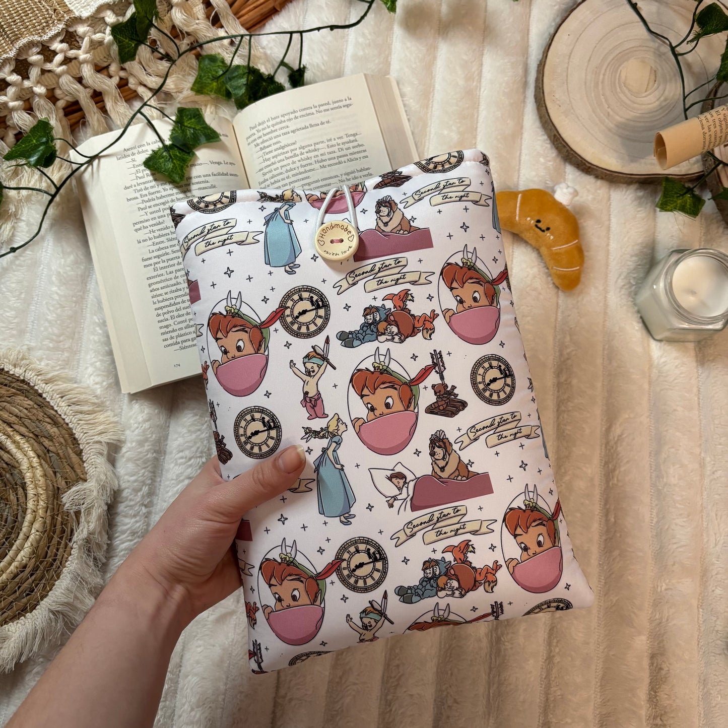 Funda literaria niños perdidos Peter Pan